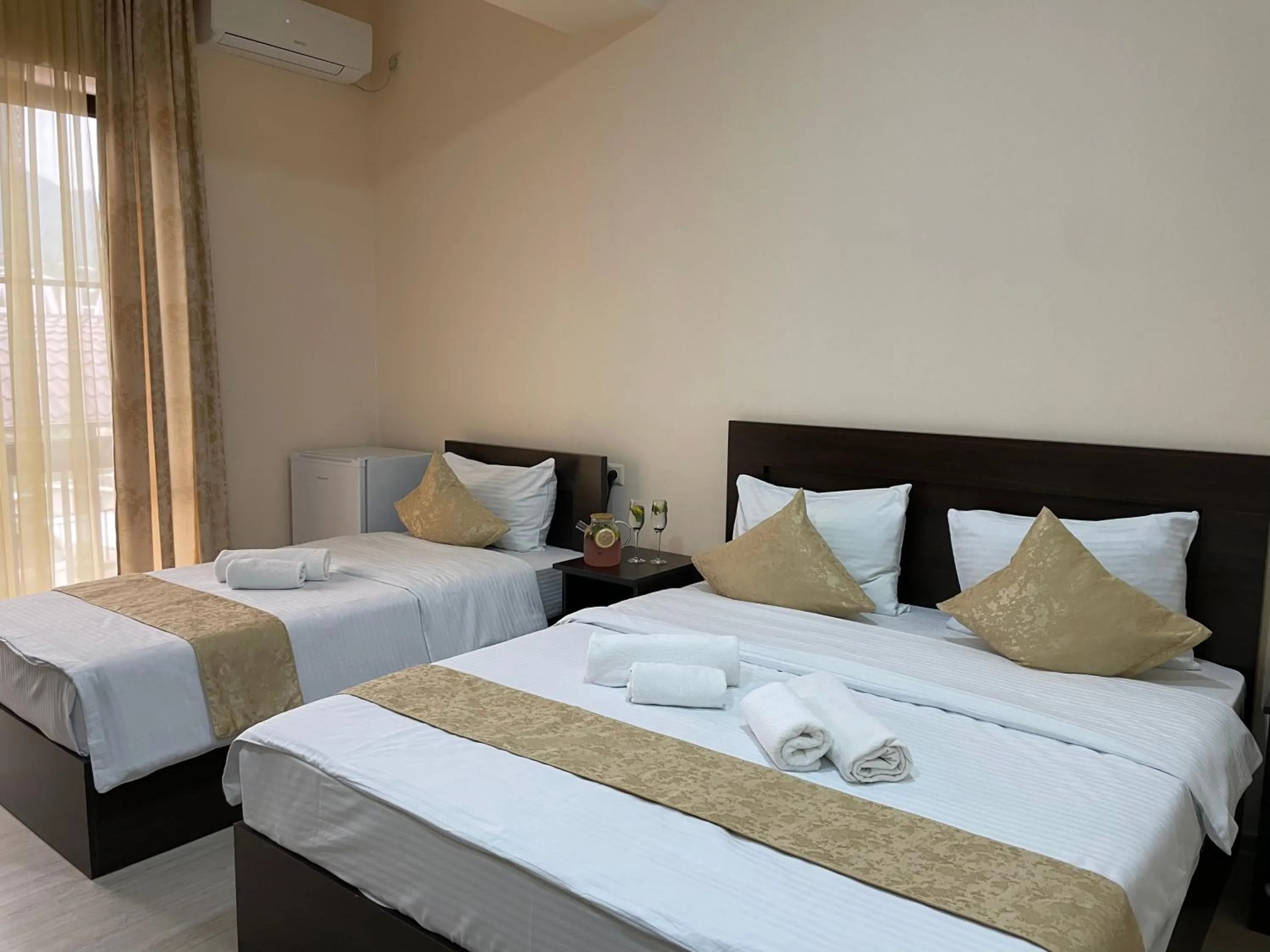 Bed in Kamar Hotel Ijevan
