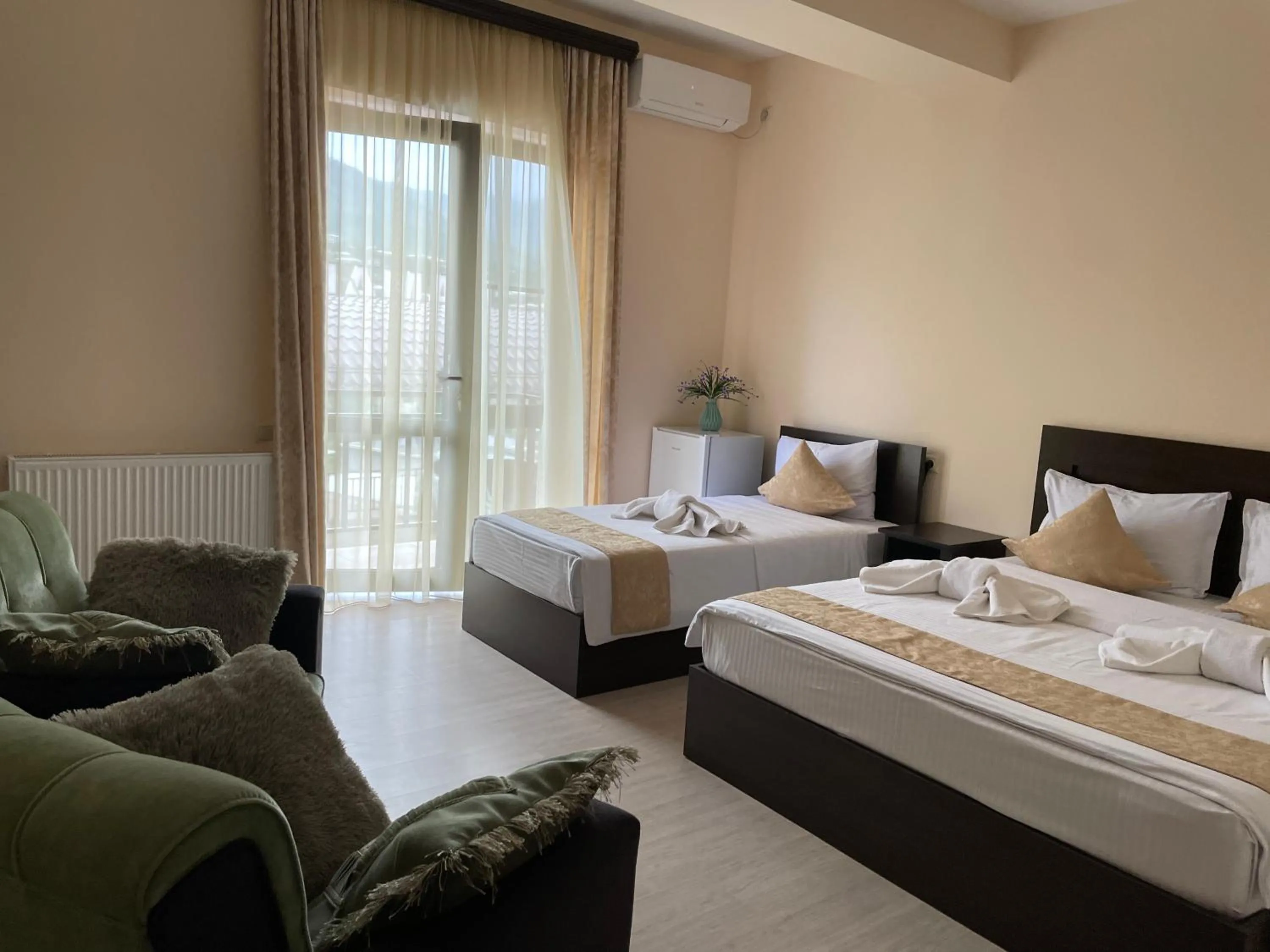 Bed in Kamar Hotel Ijevan