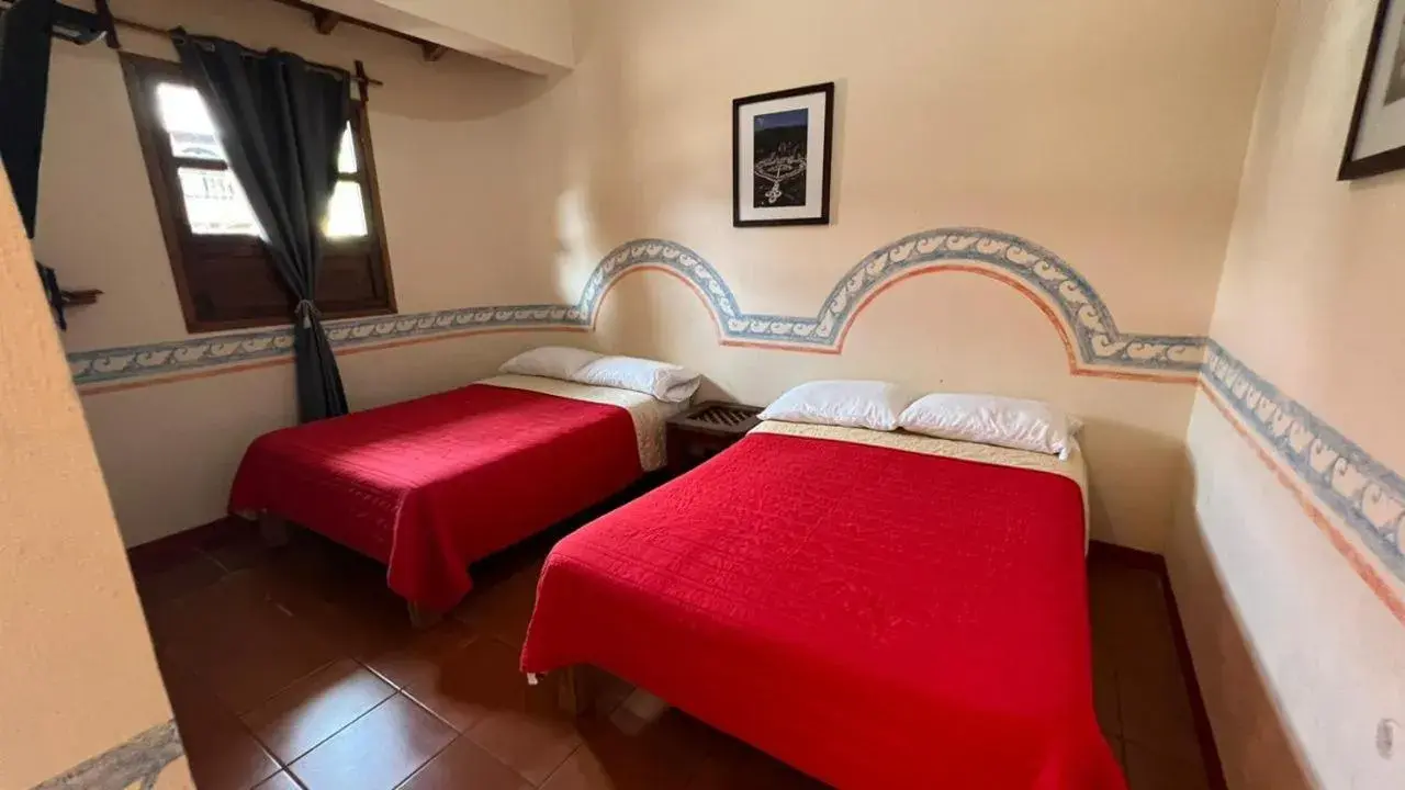 Standard Double Room with Two Double Beds in Posada Los Naranjos Standard Double Room with Two Double Beds in Posada Los Naranjos