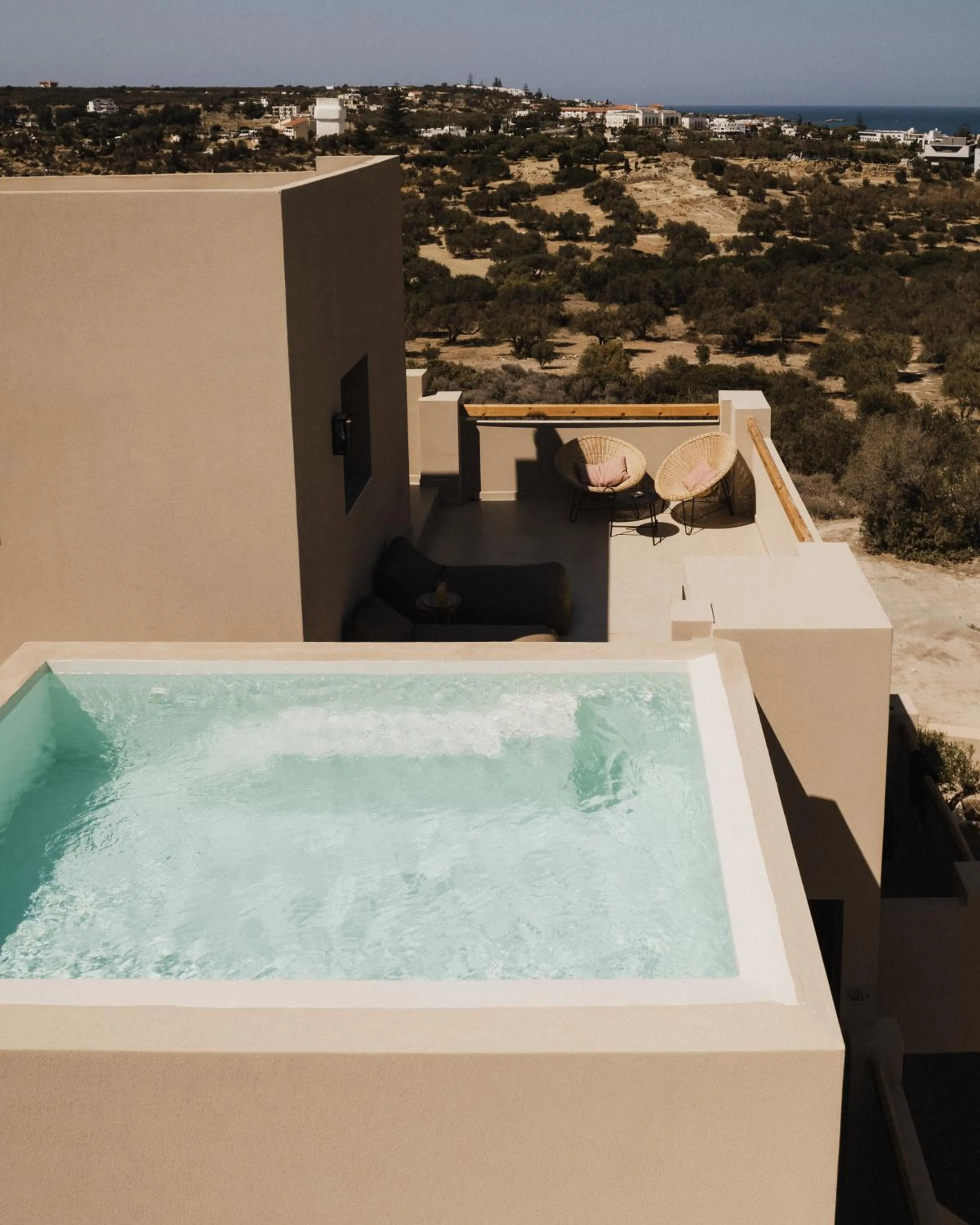 Pool view in Momi Slow Living Hotel