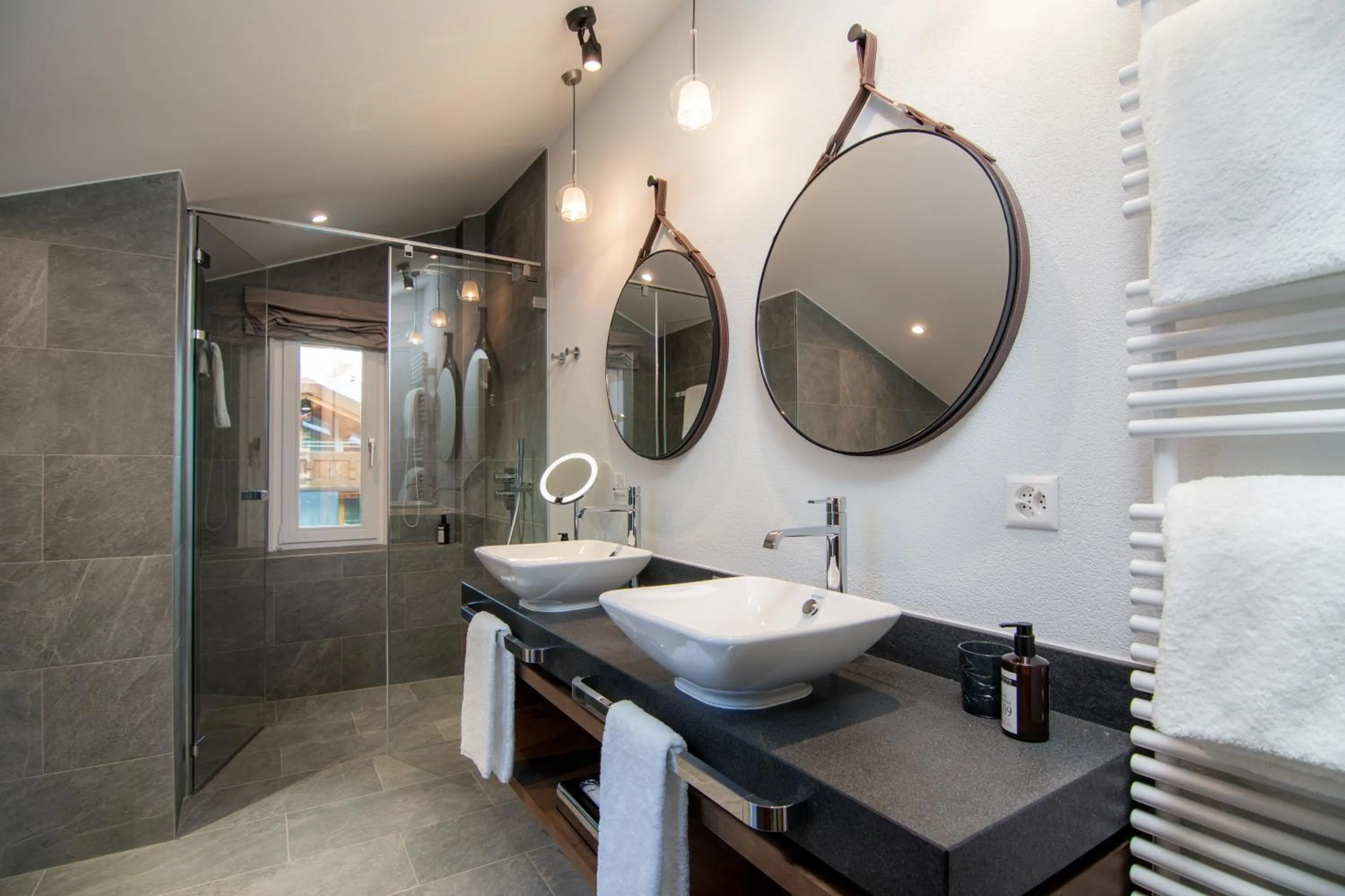 Bathroom in Walliserhof Grand-Hotel & Spa Relais & Châteaux