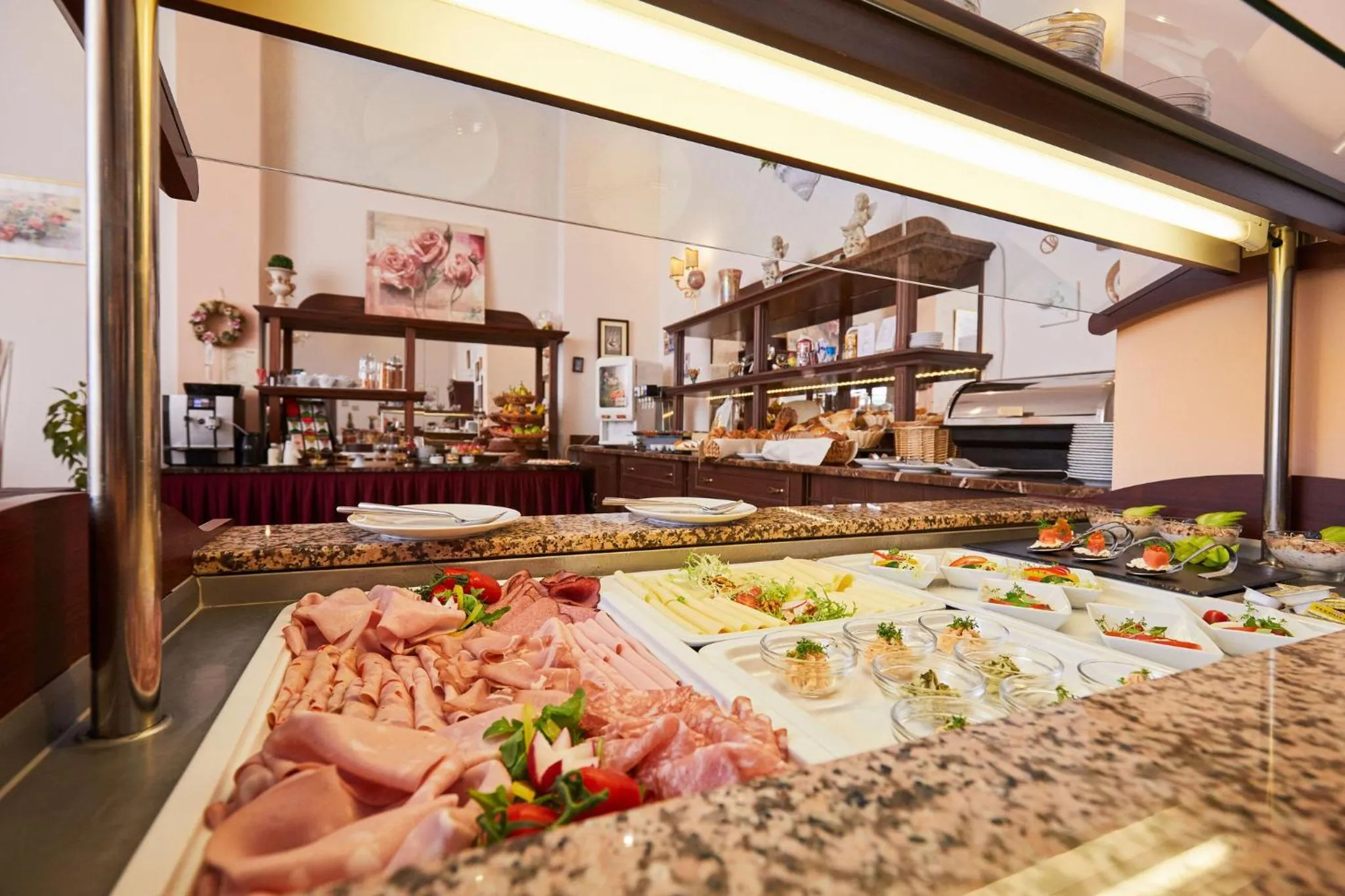 Buffet breakfast in Hotel San Marco