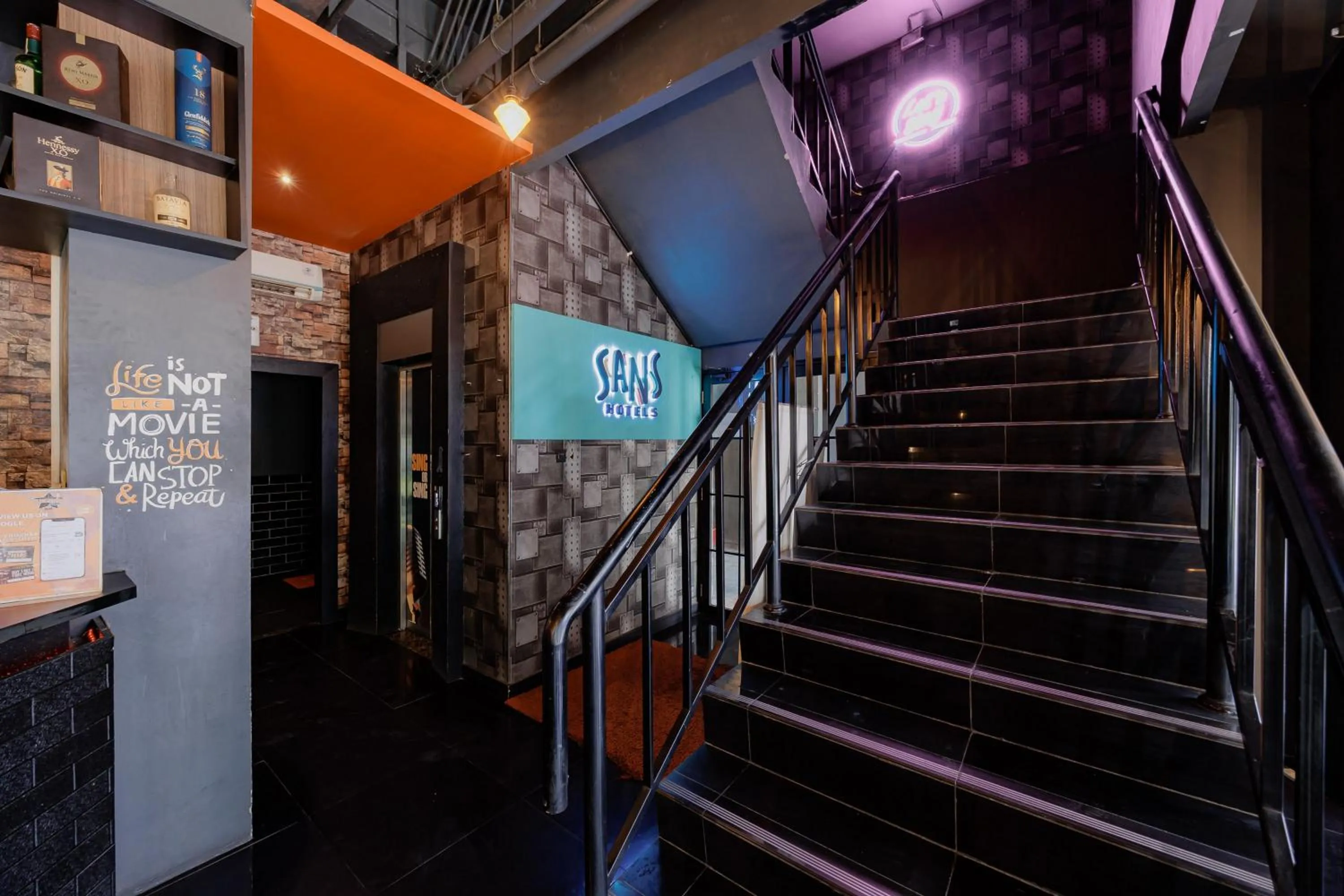 Property building in Sans Hotel Roxy Jakarta