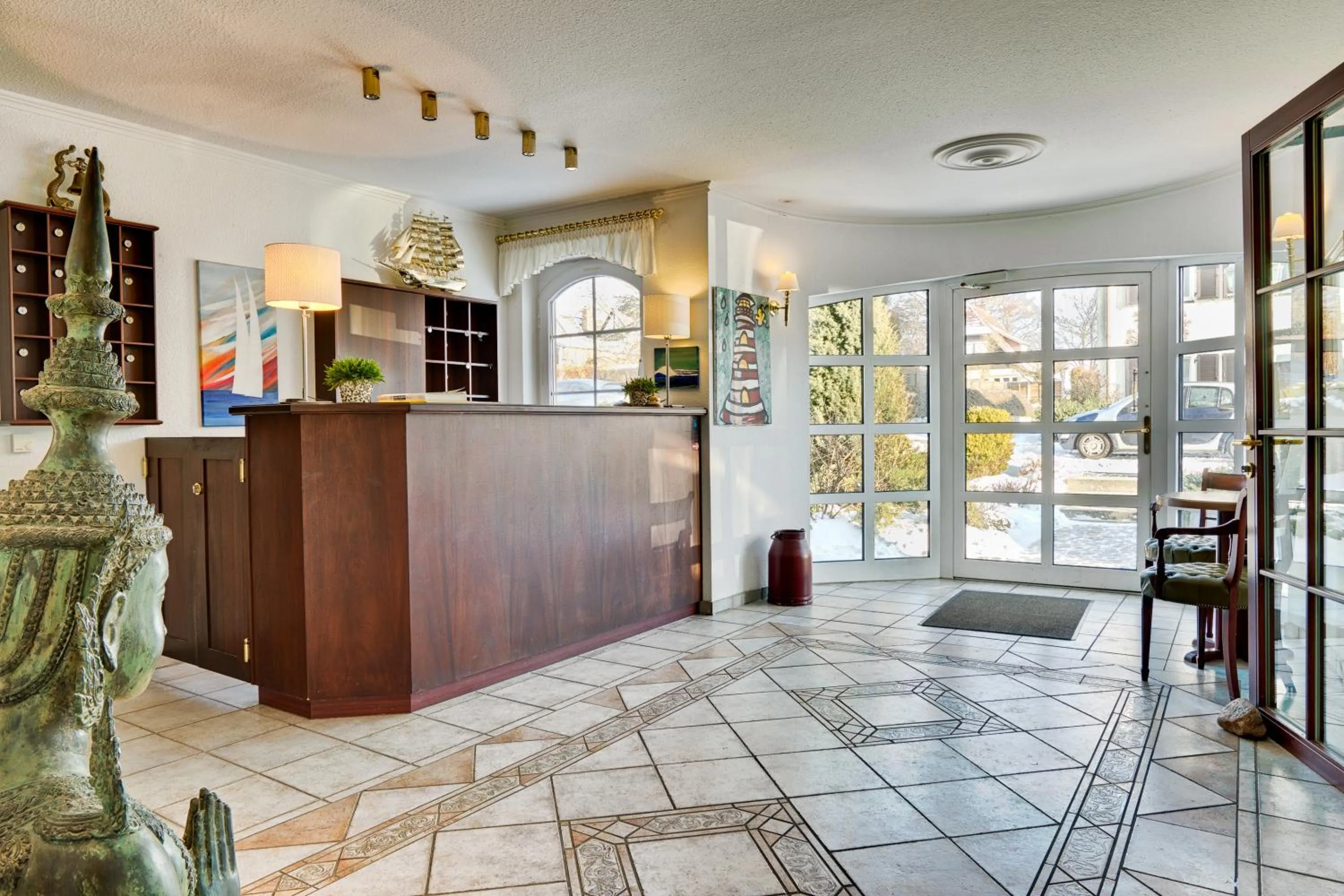 Decorative detail in ArtHotel mare