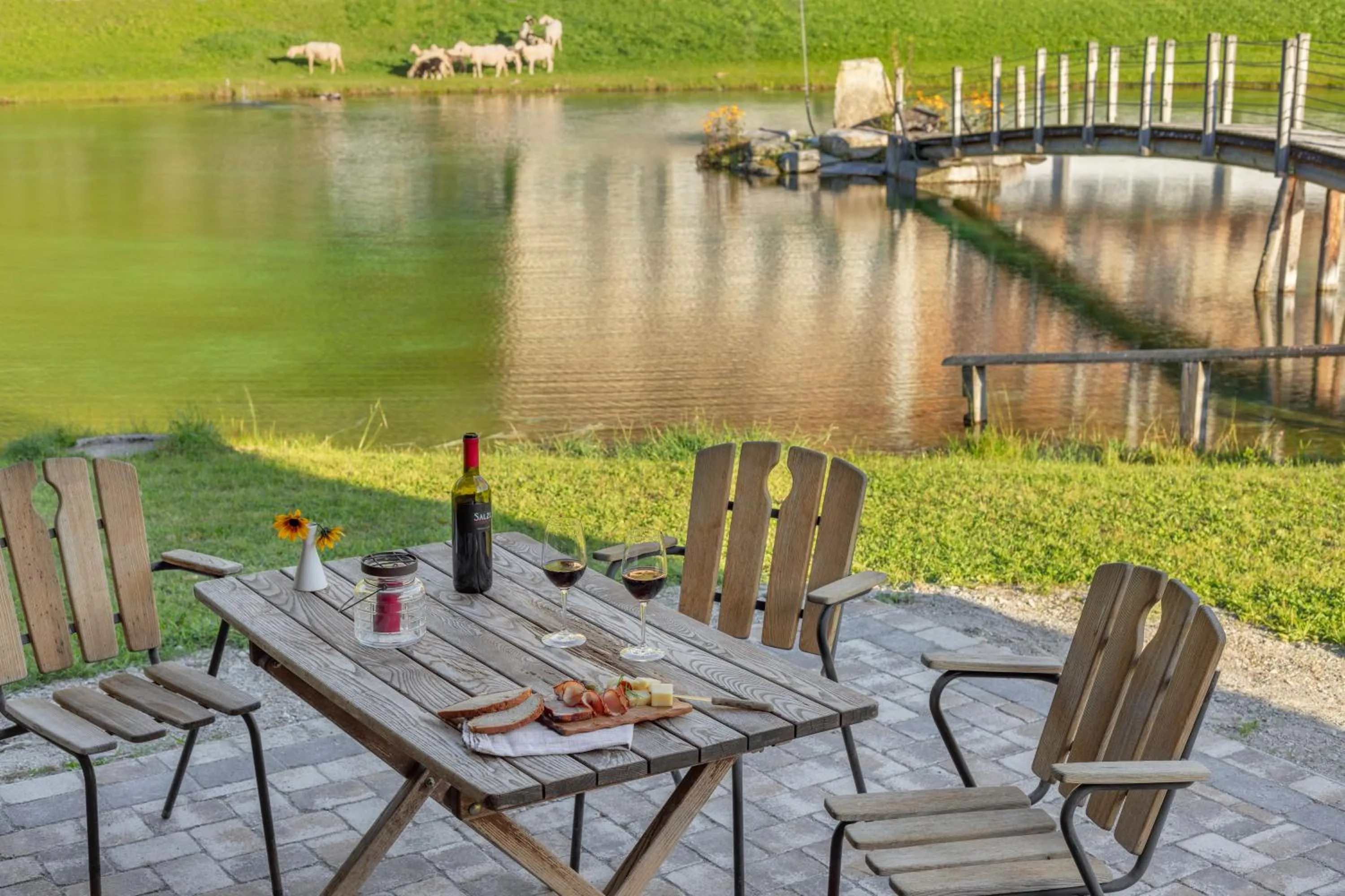 Natural landscape in Apparthotel Talhof, Restaurant, Pool und Spa