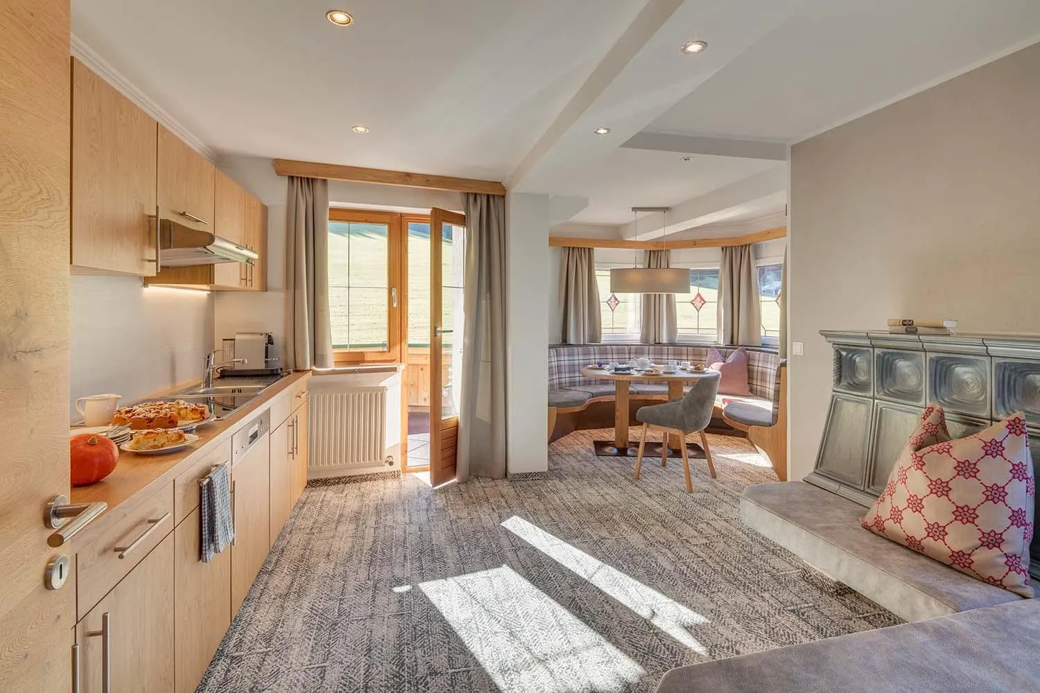 Living room in Apparthotel Talhof, Restaurant, Pool und Spa