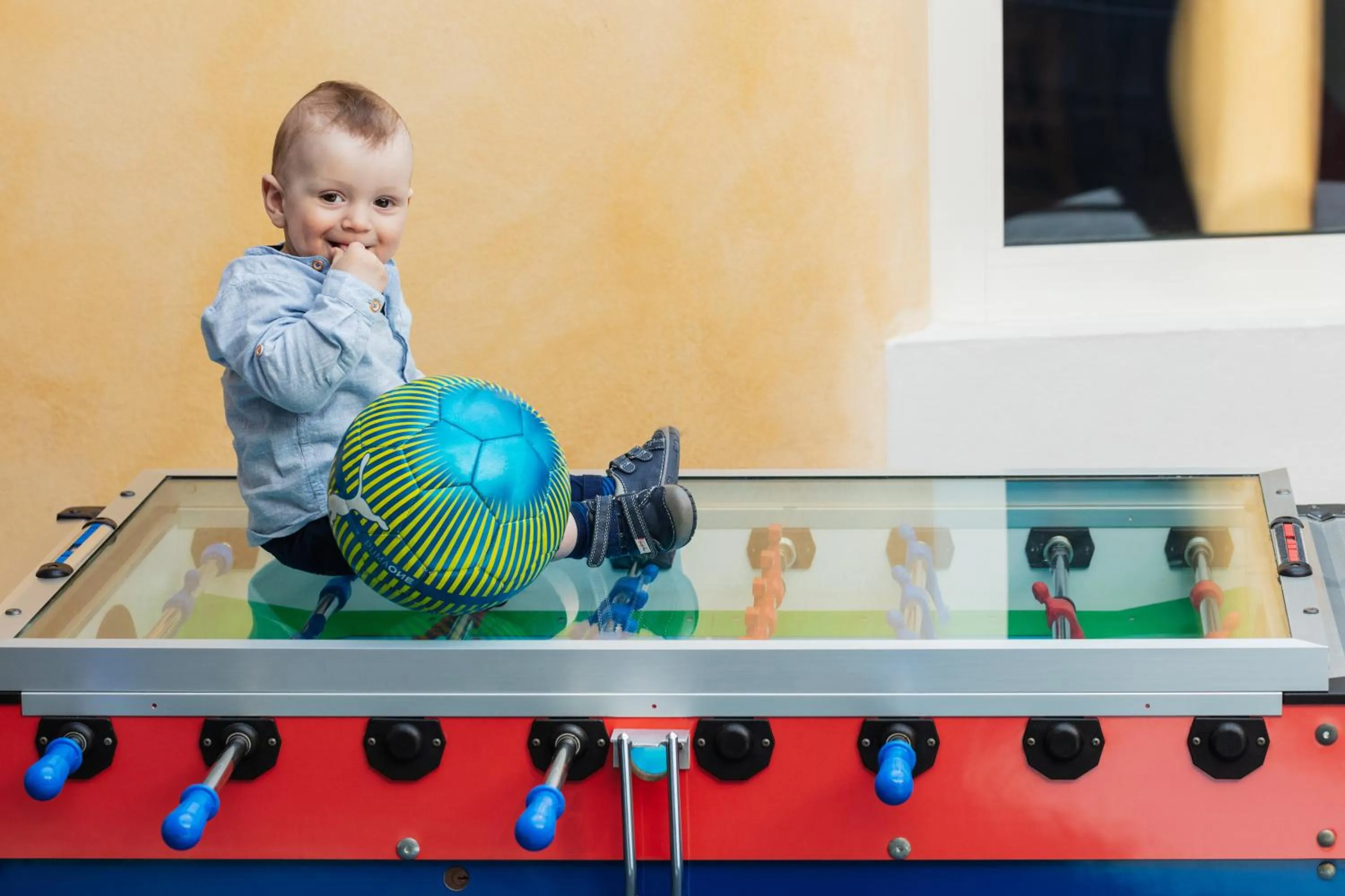Game Room in Apparthotel Talhof, Restaurant, Pool und Spa