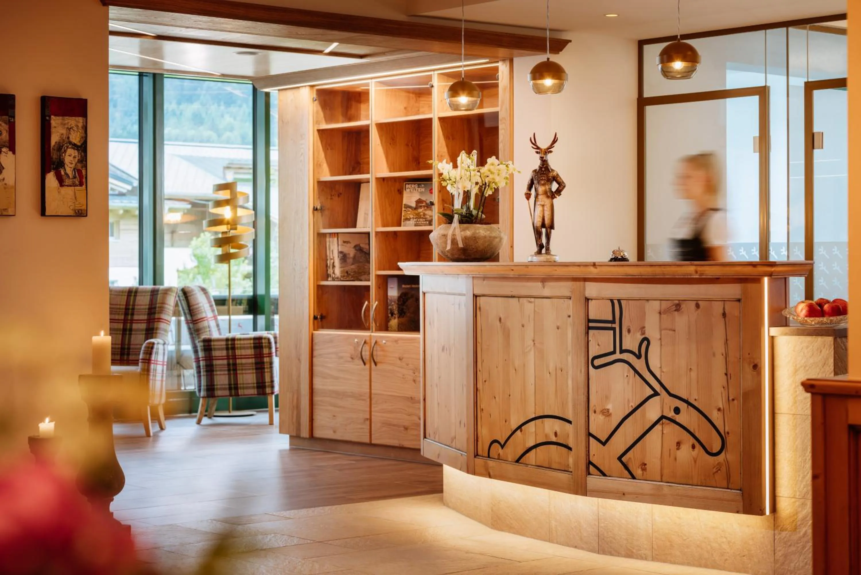 Lobby or reception in Hirschen Wohlfühlhotel Bregenzerwald