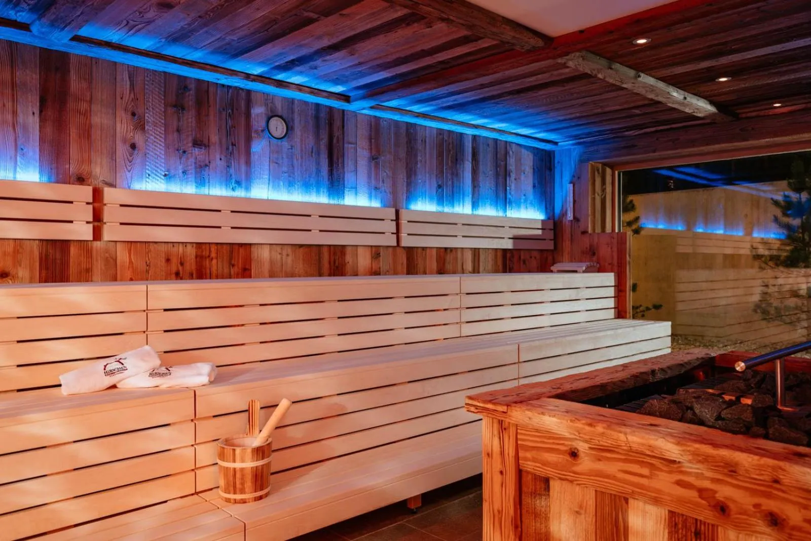 Sauna in Hirschen Wohlfühlhotel Bregenzerwald
