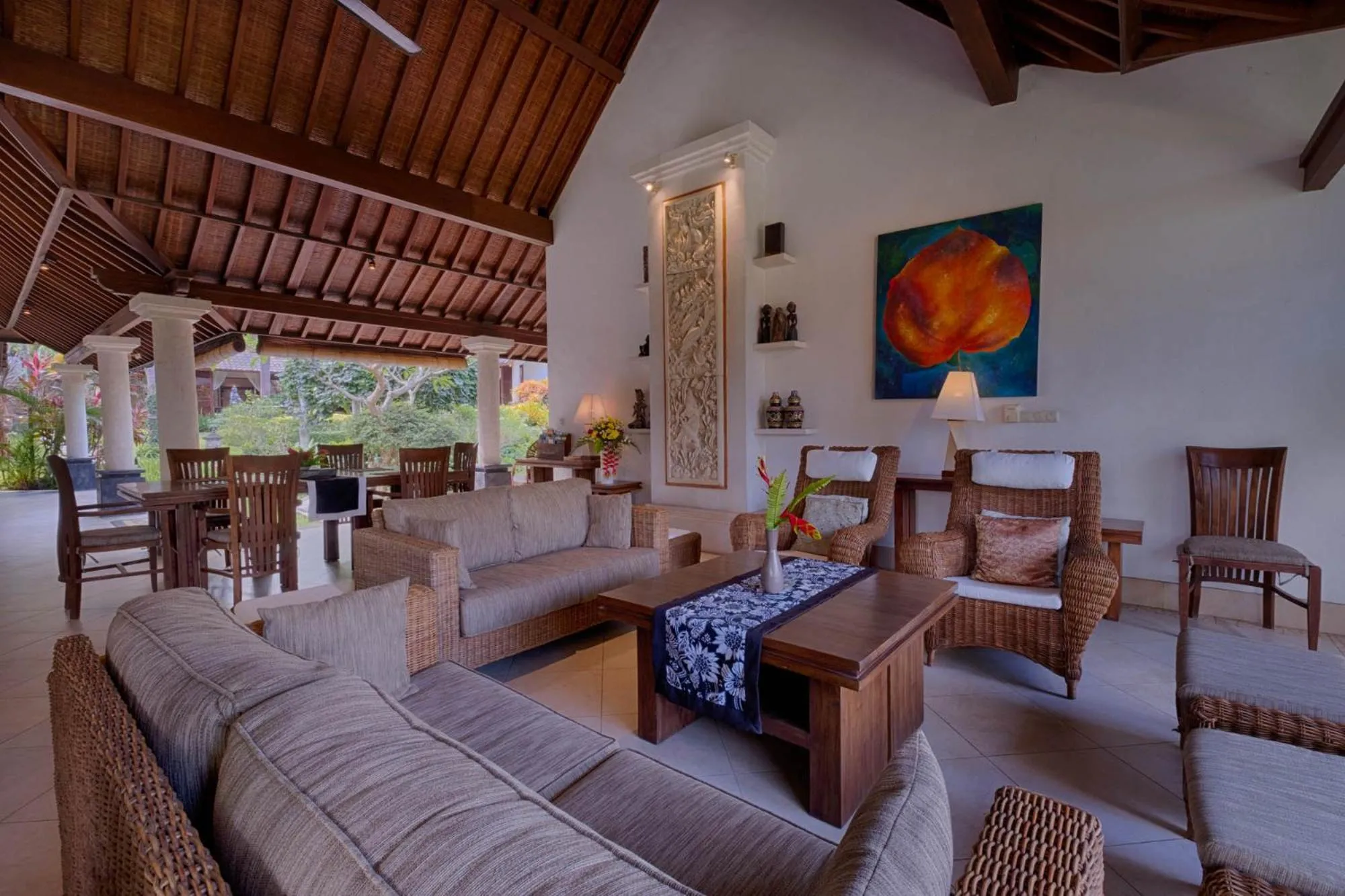 Living room in Kutus Kutus Estuary Saba Beach