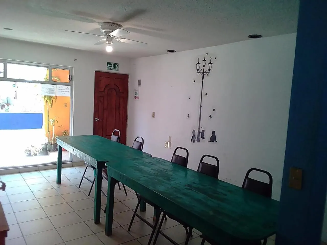 Seating area in Posada San José, Hotel