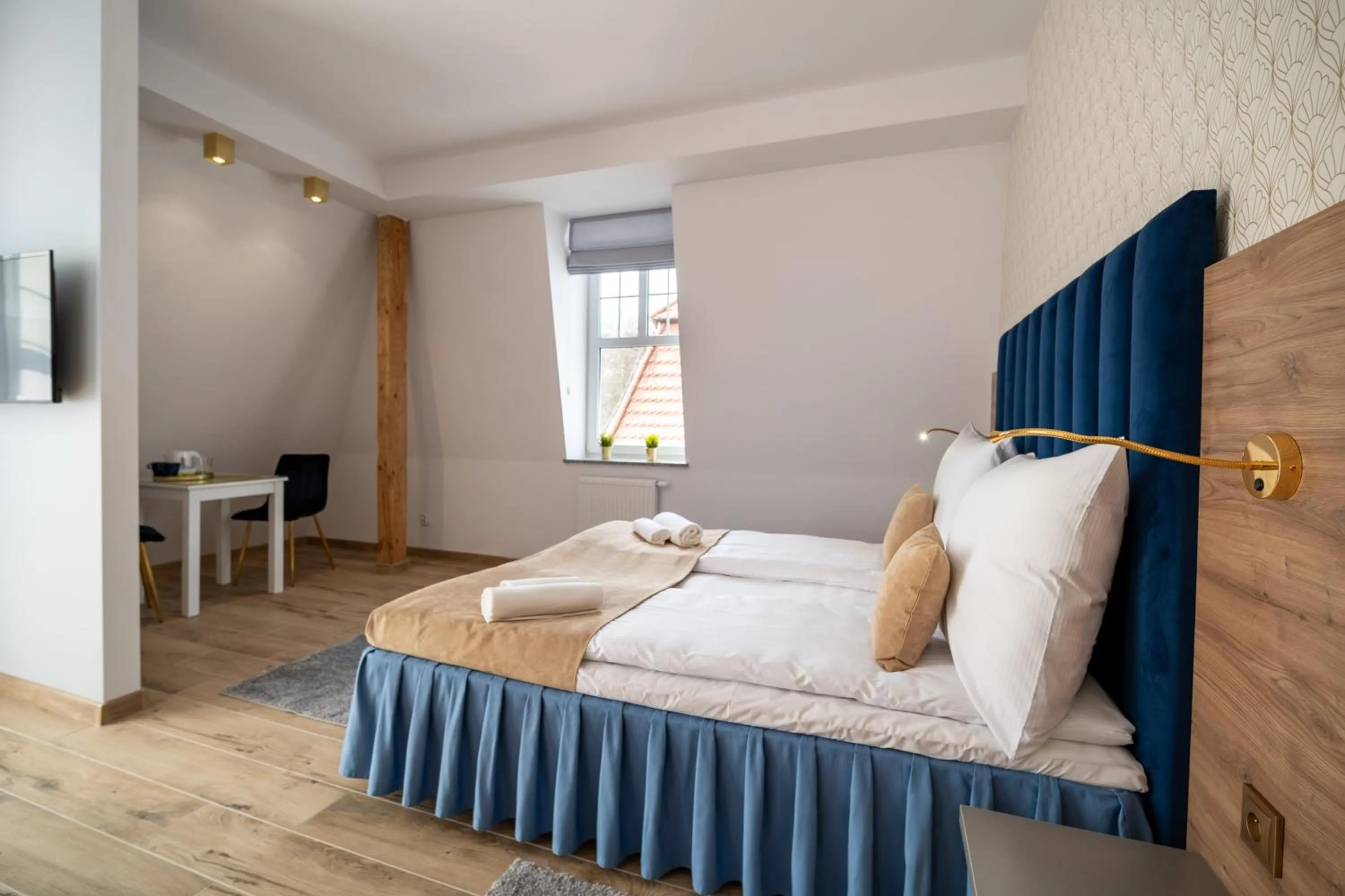 Bed in Helios Aparthotel