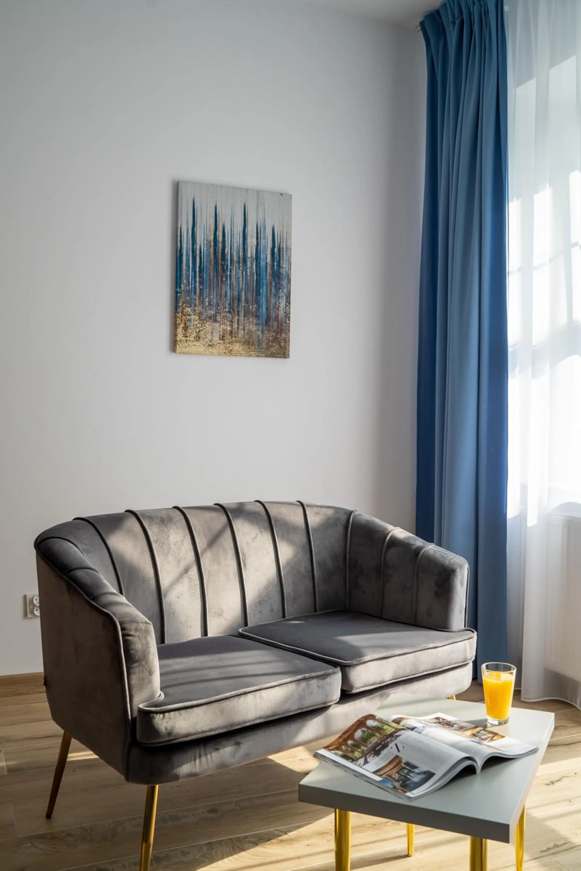 Seating area in Helios Aparthotel