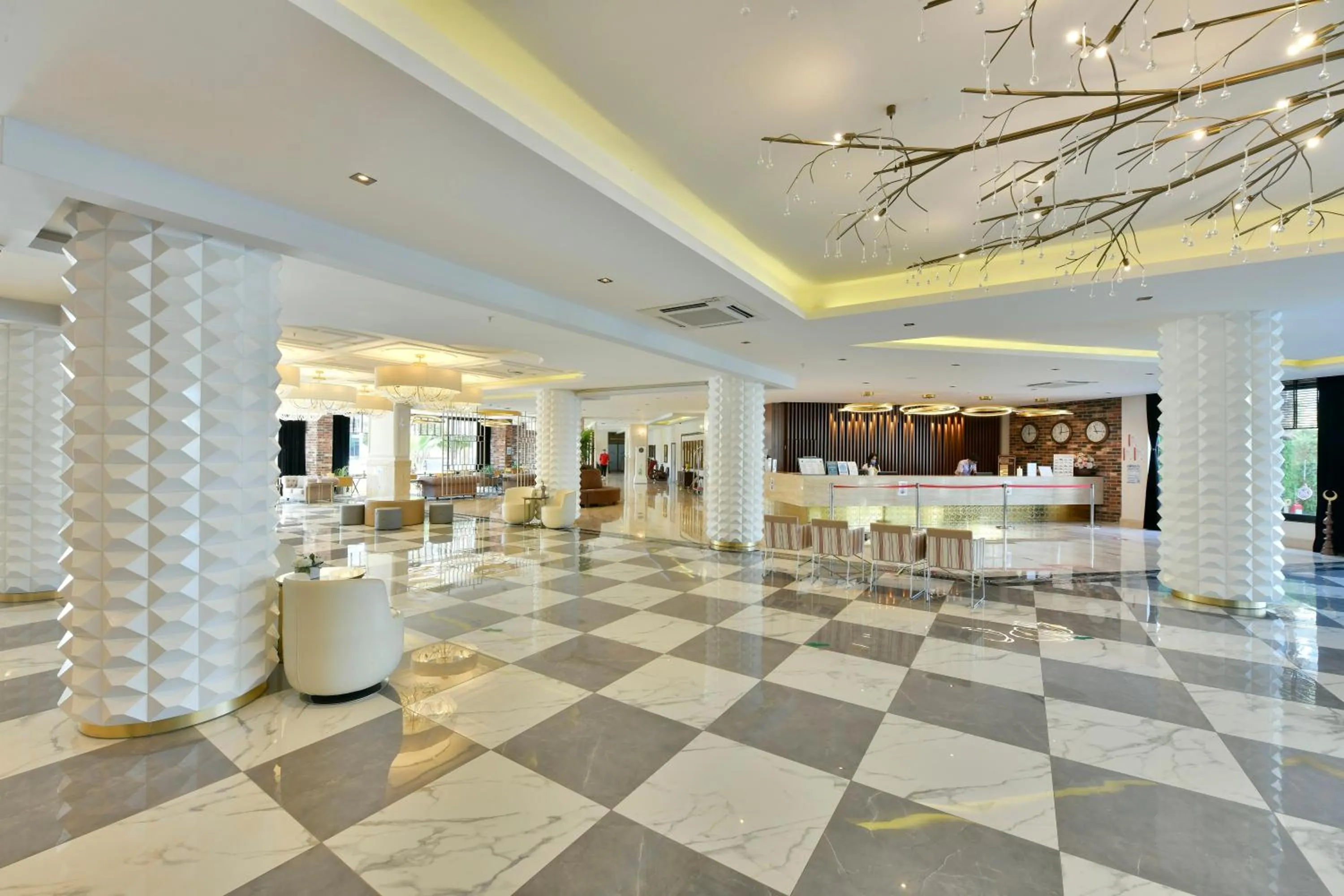 Lobby or reception in Royal Garden Beach Hotel