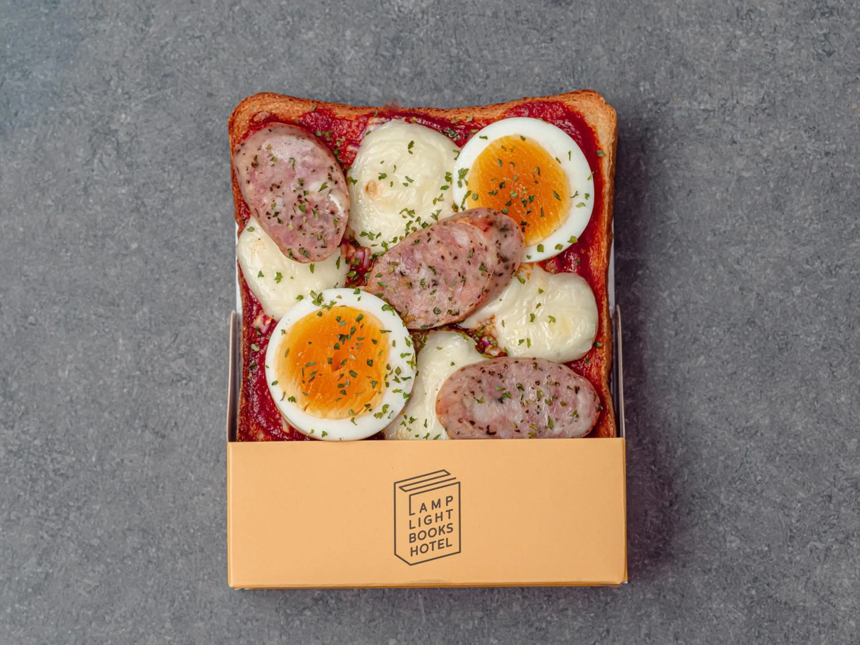 Breakfast in LAMP LIGHT BOOKS HOTEL sapporo