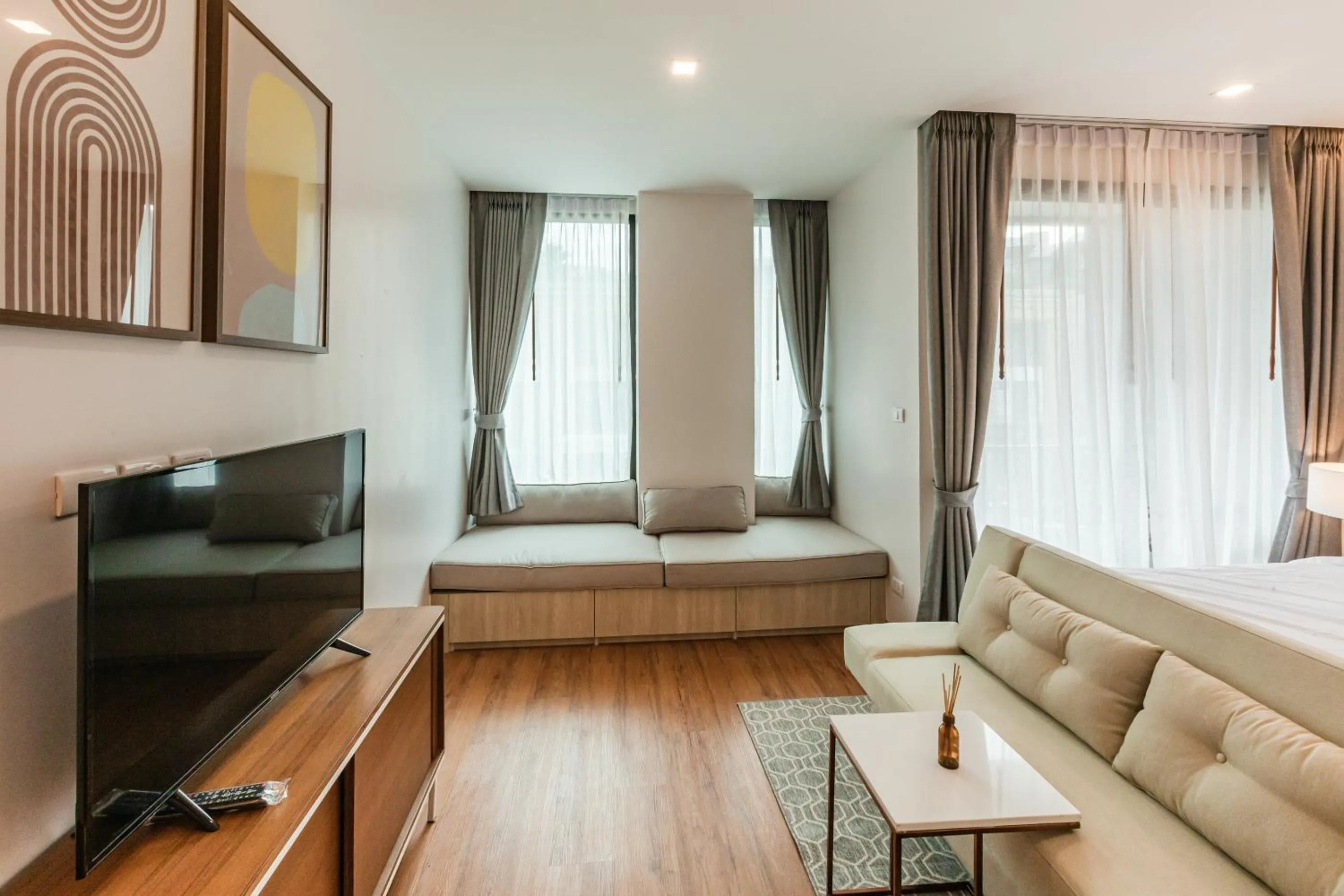 Living room in The Proud Rawai Resort