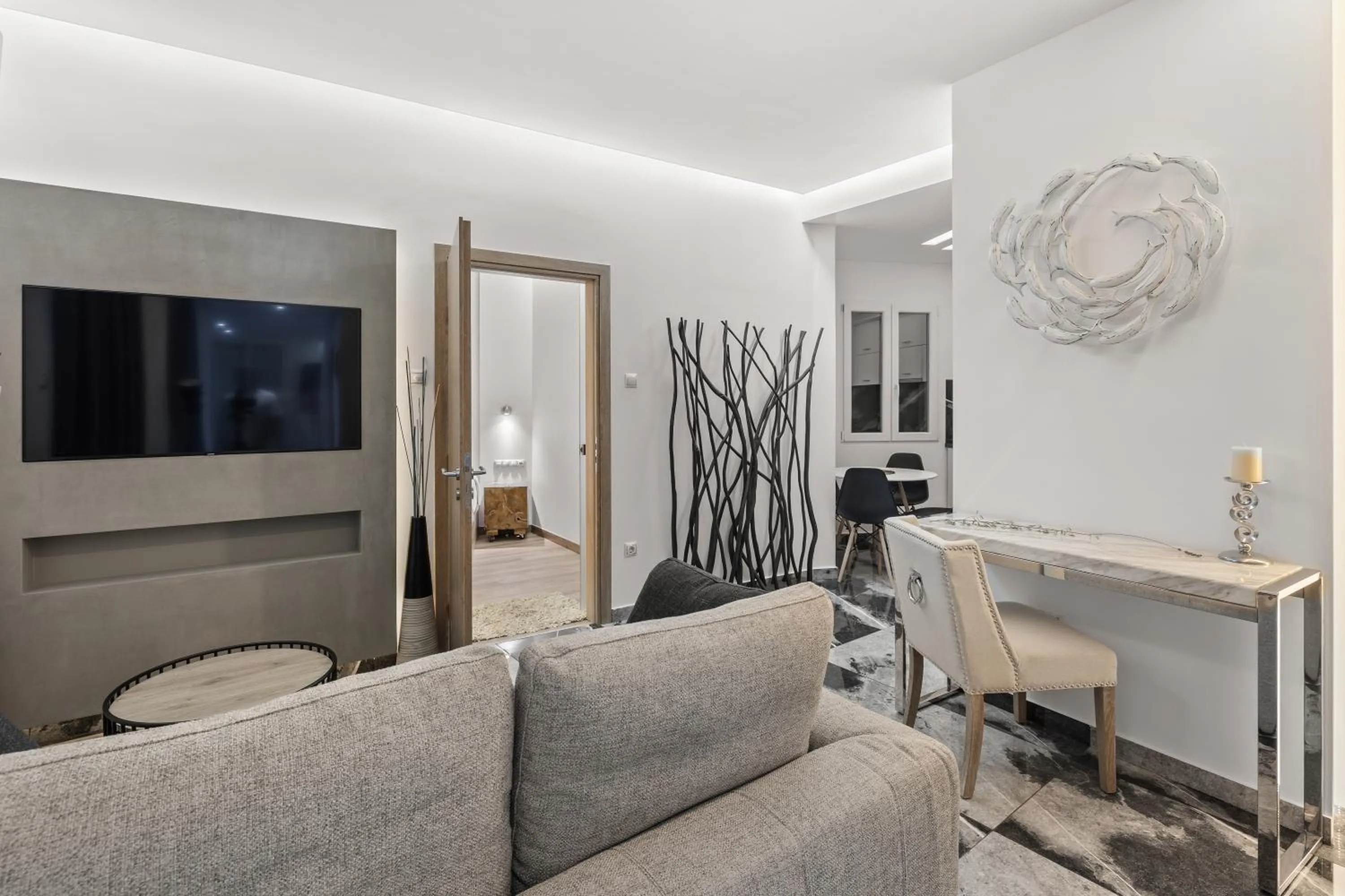 TV and multimedia in Athens Warehouse Boutique Hotel & Suites