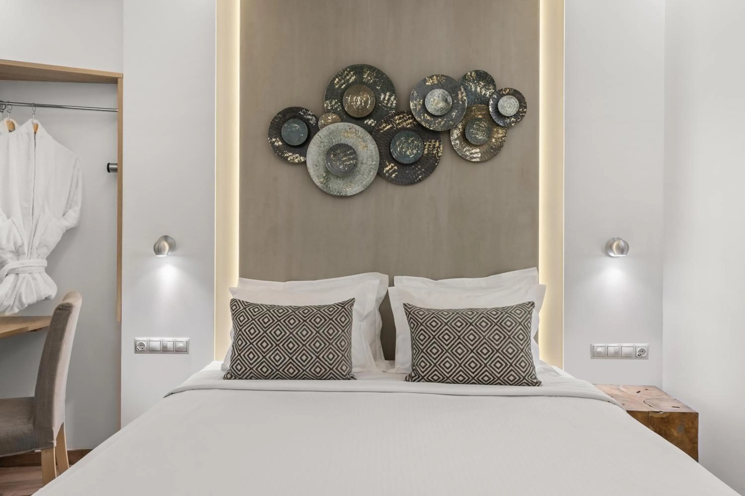 Bed in Athens Warehouse Boutique Hotel & Suites