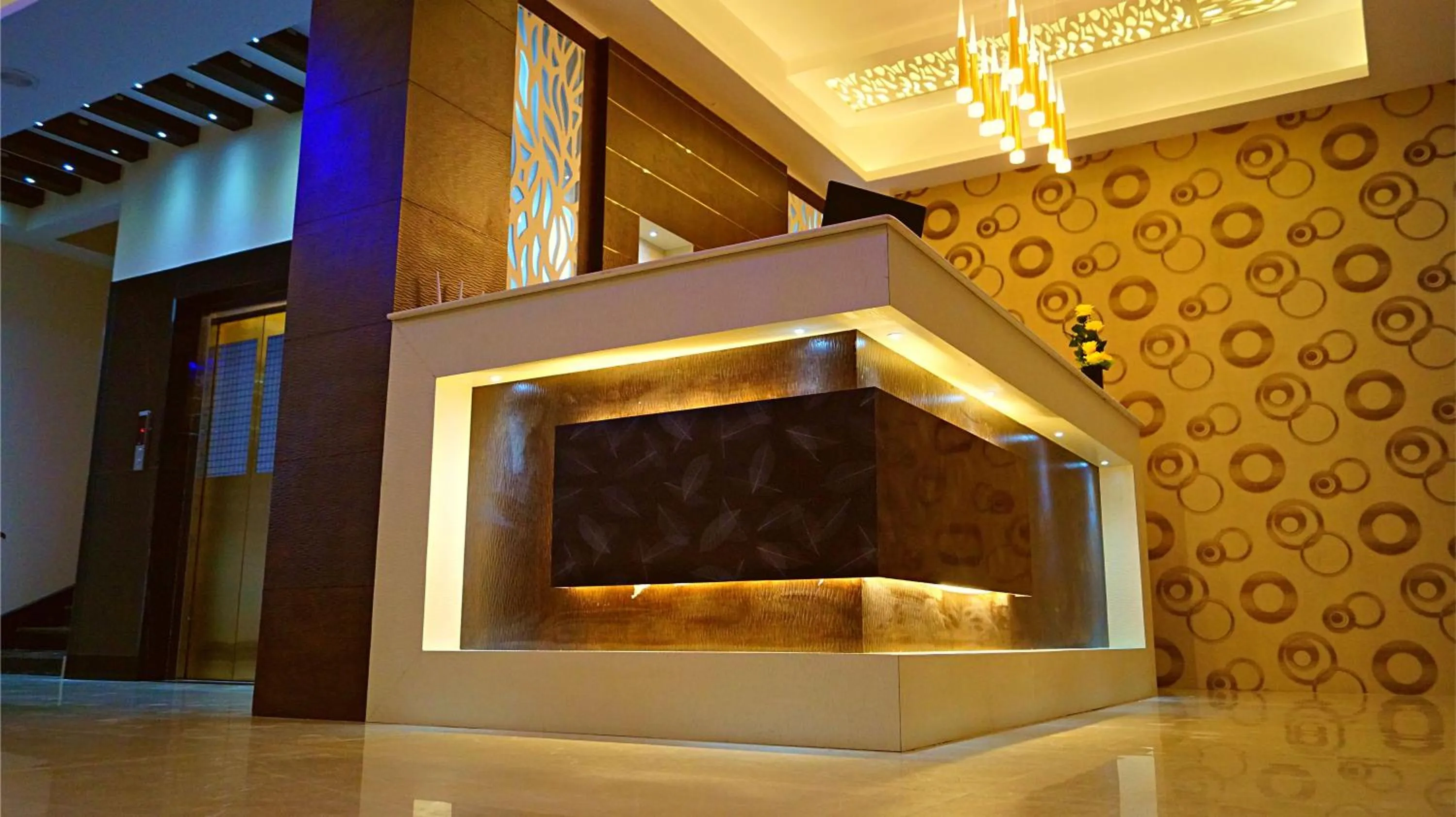 Lobby or reception in ShriGo Hotel Gangtok