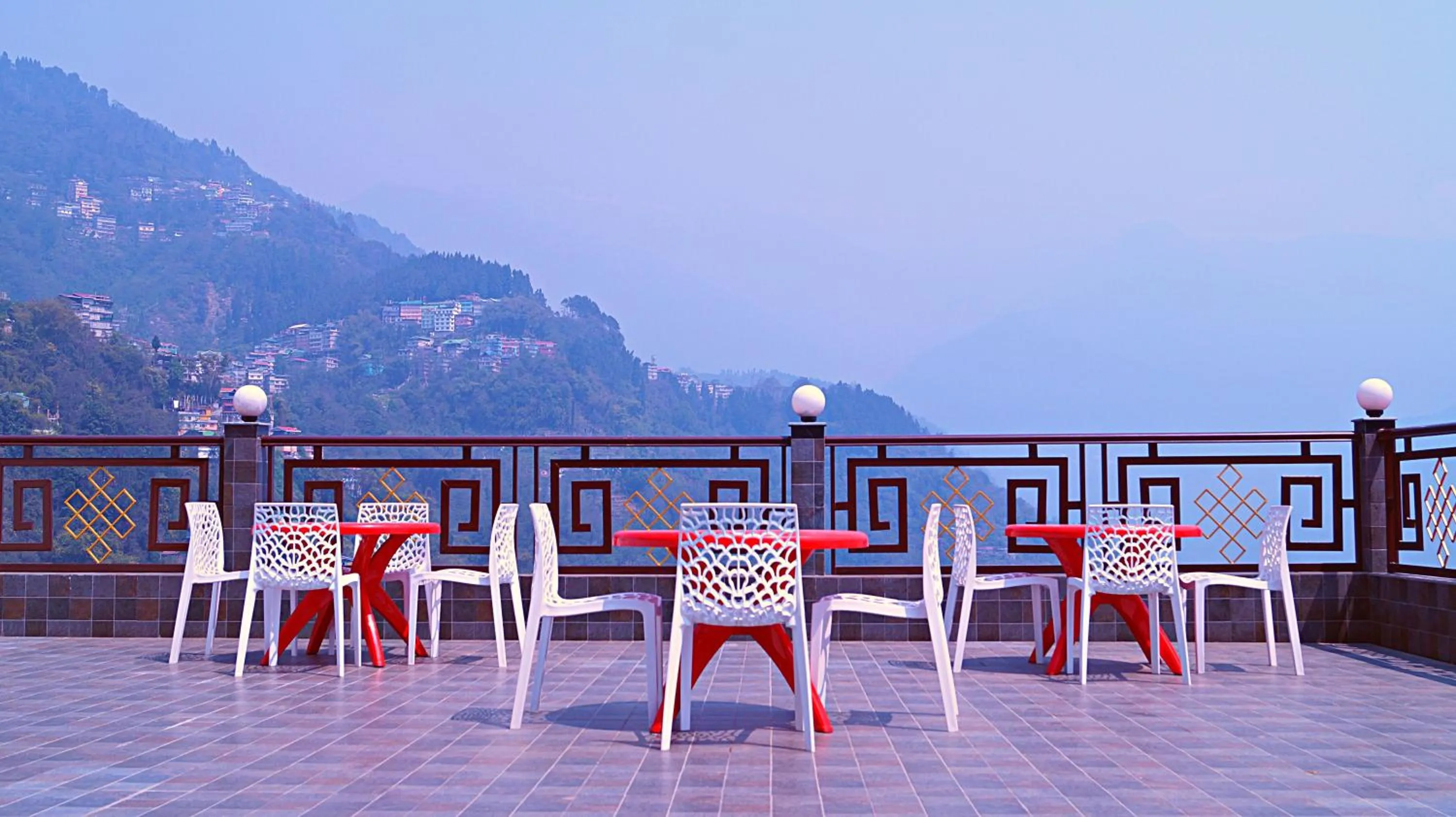 Balcony/Terrace in ShriGo Hotel Gangtok
