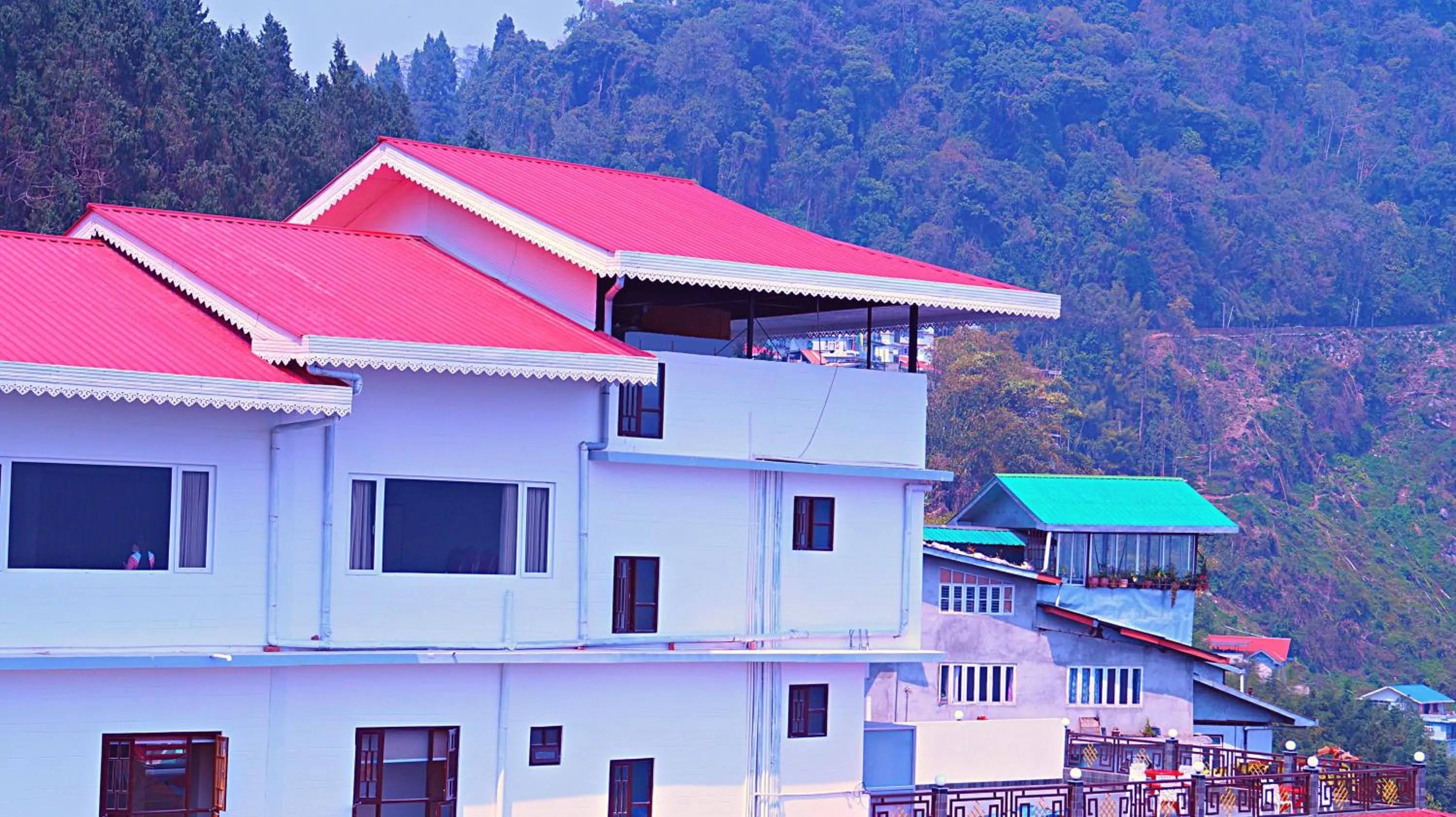 Property building in ShriGo Hotel Gangtok