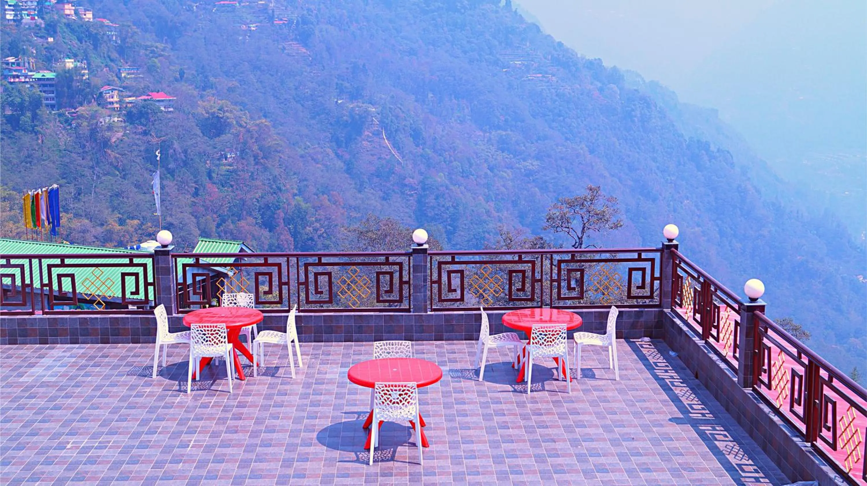 Balcony/Terrace in ShriGo Hotel Gangtok