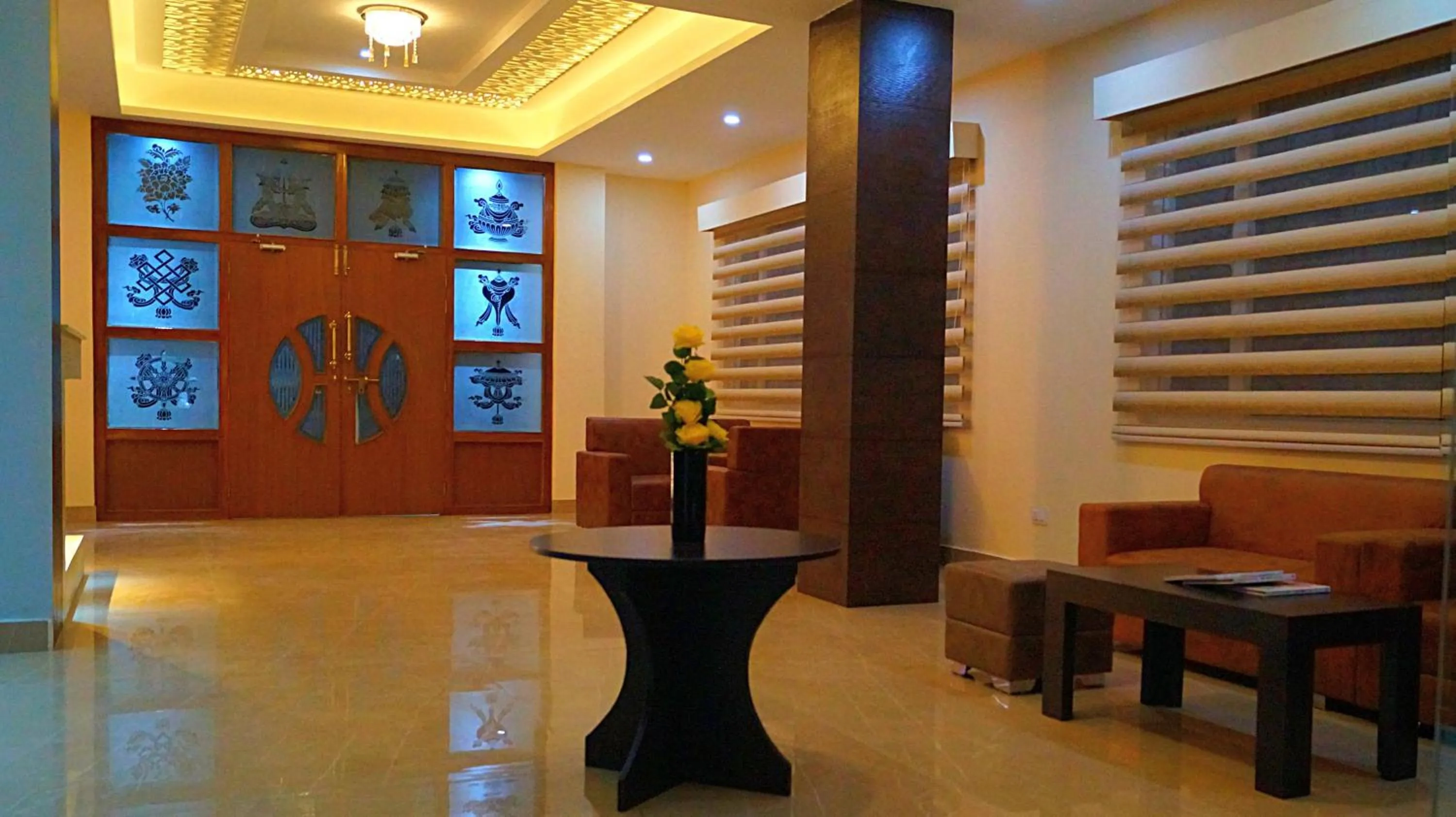 Living room in ShriGo Hotel Gangtok