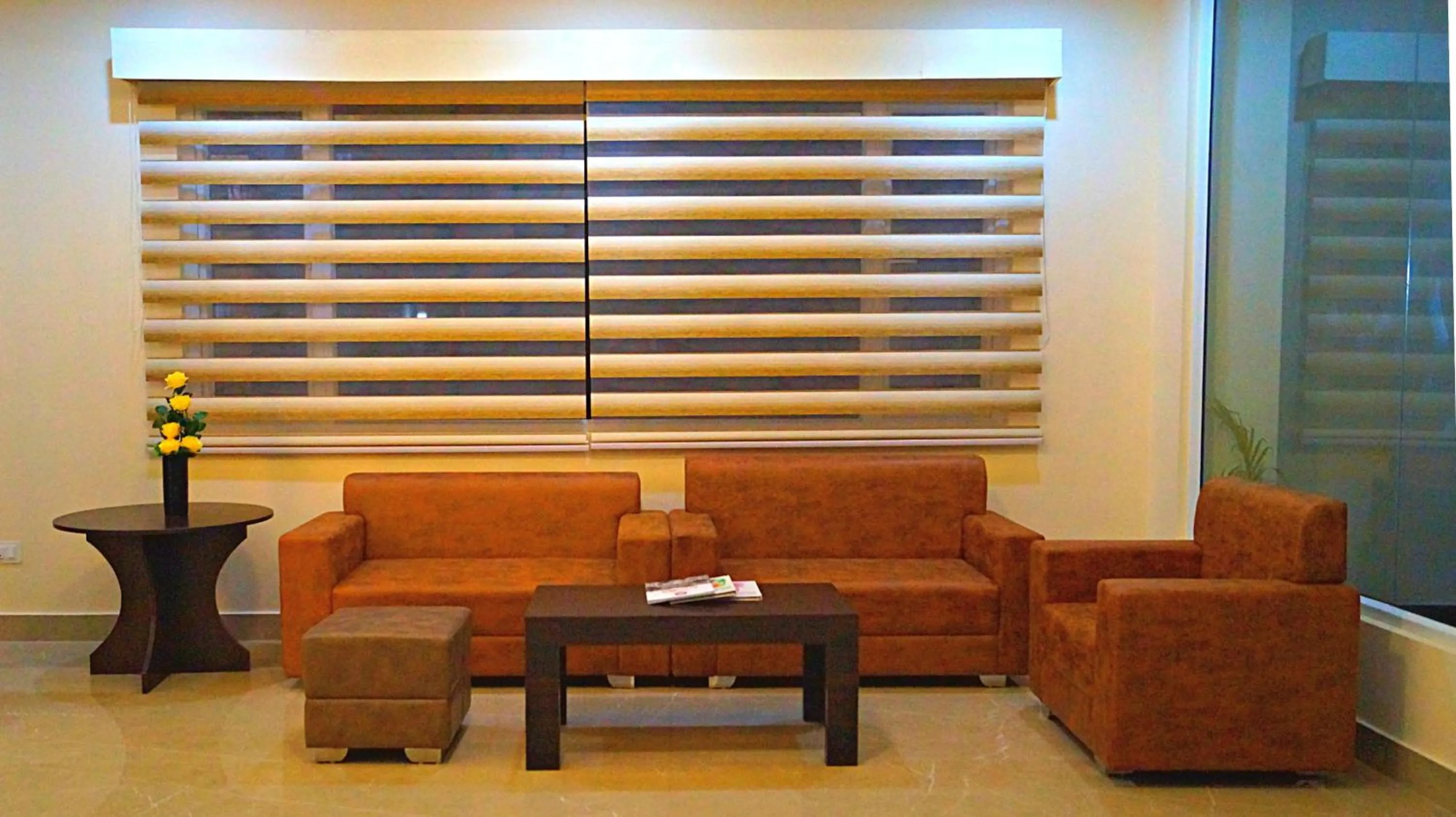 Seating area in ShriGo Hotel Gangtok