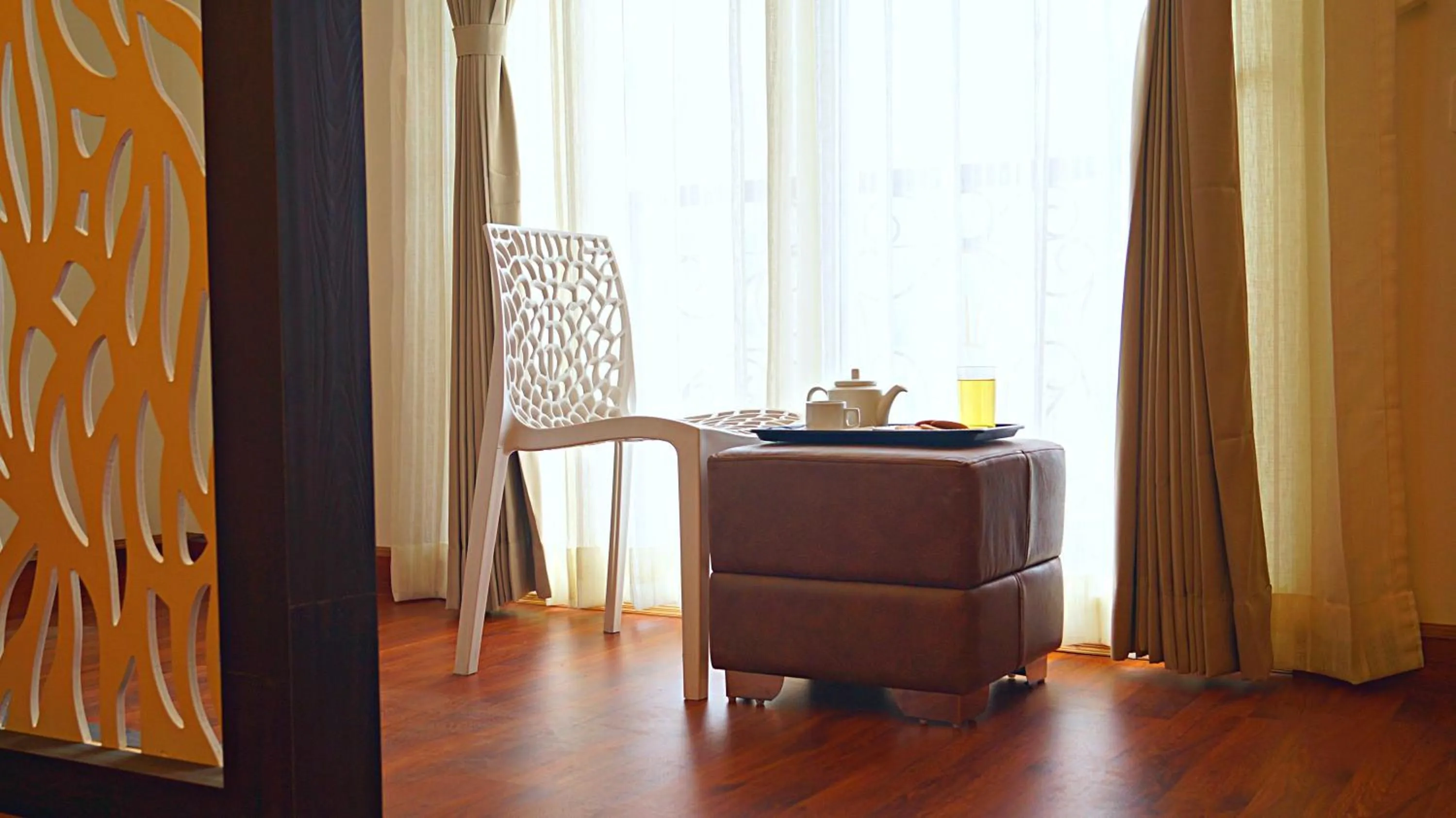 Seating area in ShriGo Hotel Gangtok