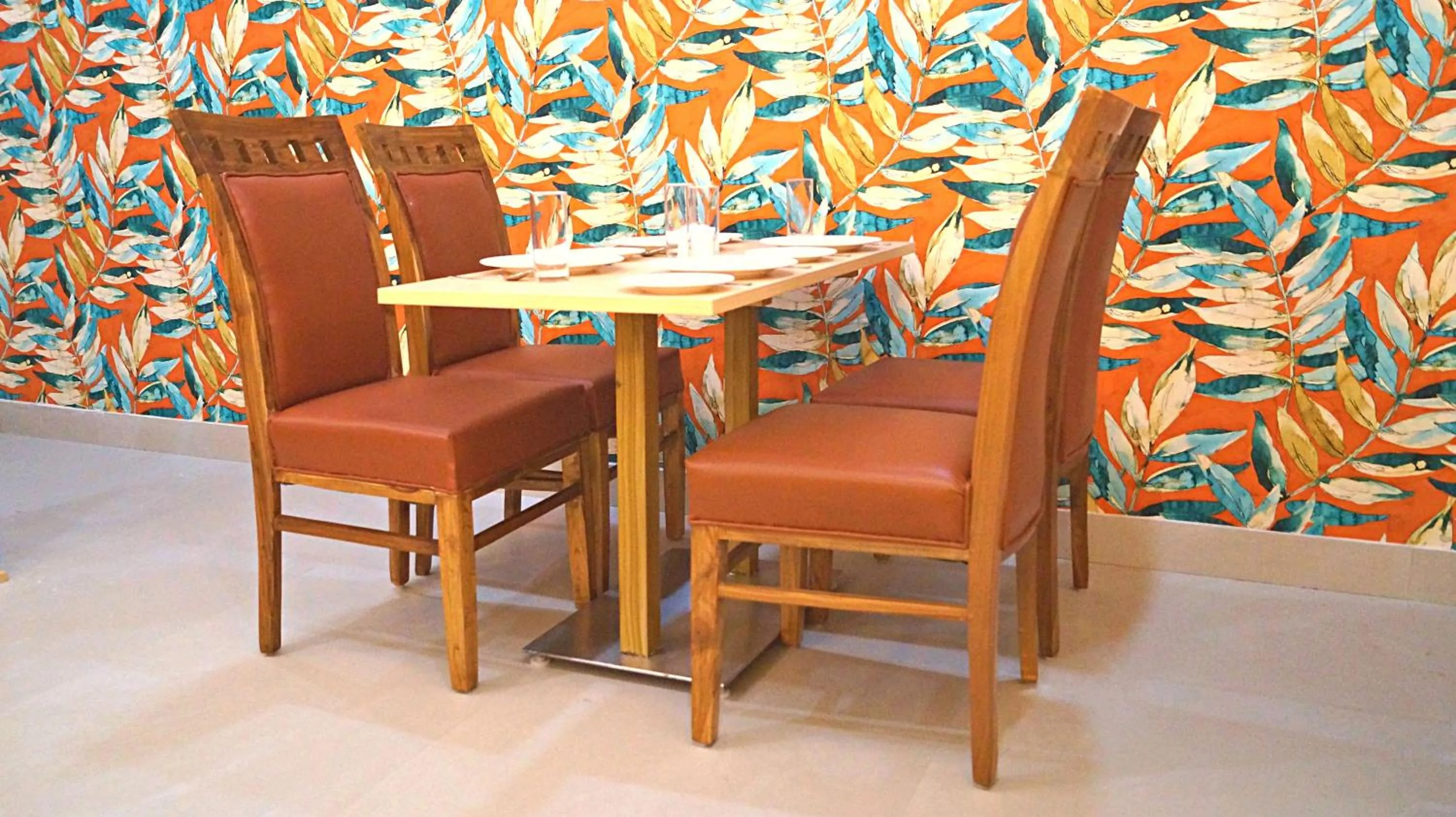 Dining area in ShriGo Hotel Gangtok