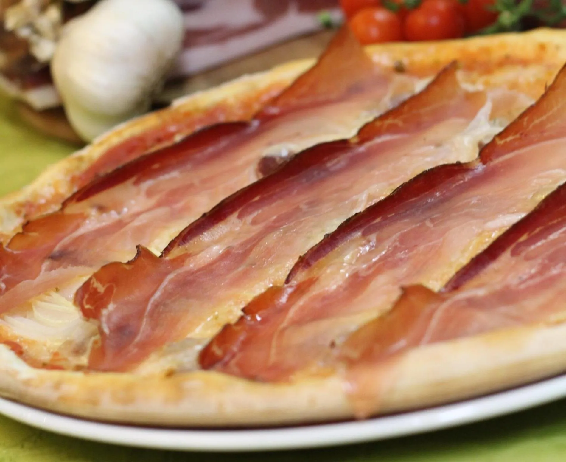 Food close-up in Residence Bar Pizzeria Sylvanerhof