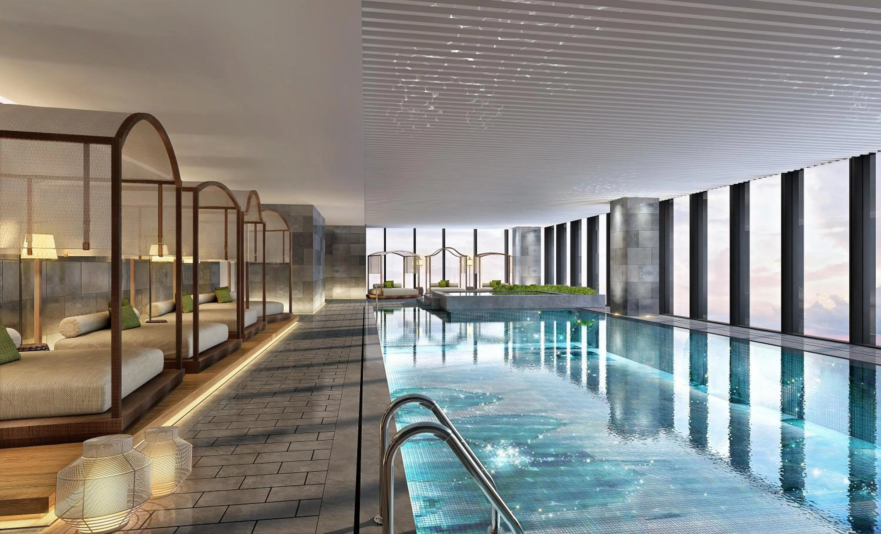 Swimming pool in Hotel Indigo Suzhou Grand Canal by IHG
