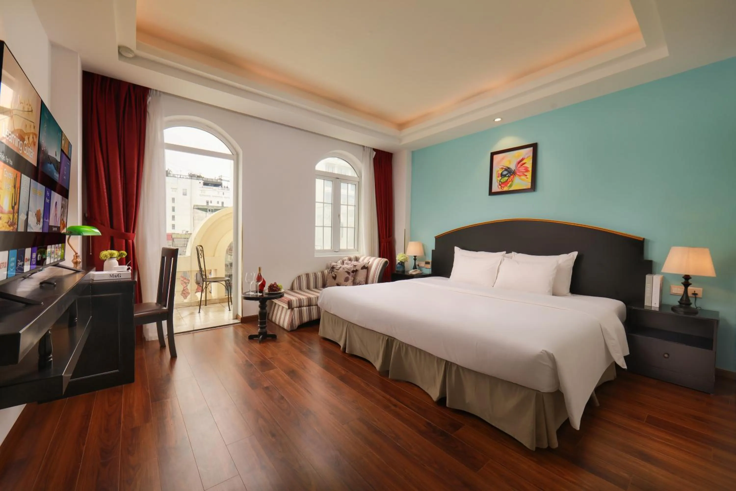 Bed in Hanoi Harmonia Hotel & Spa