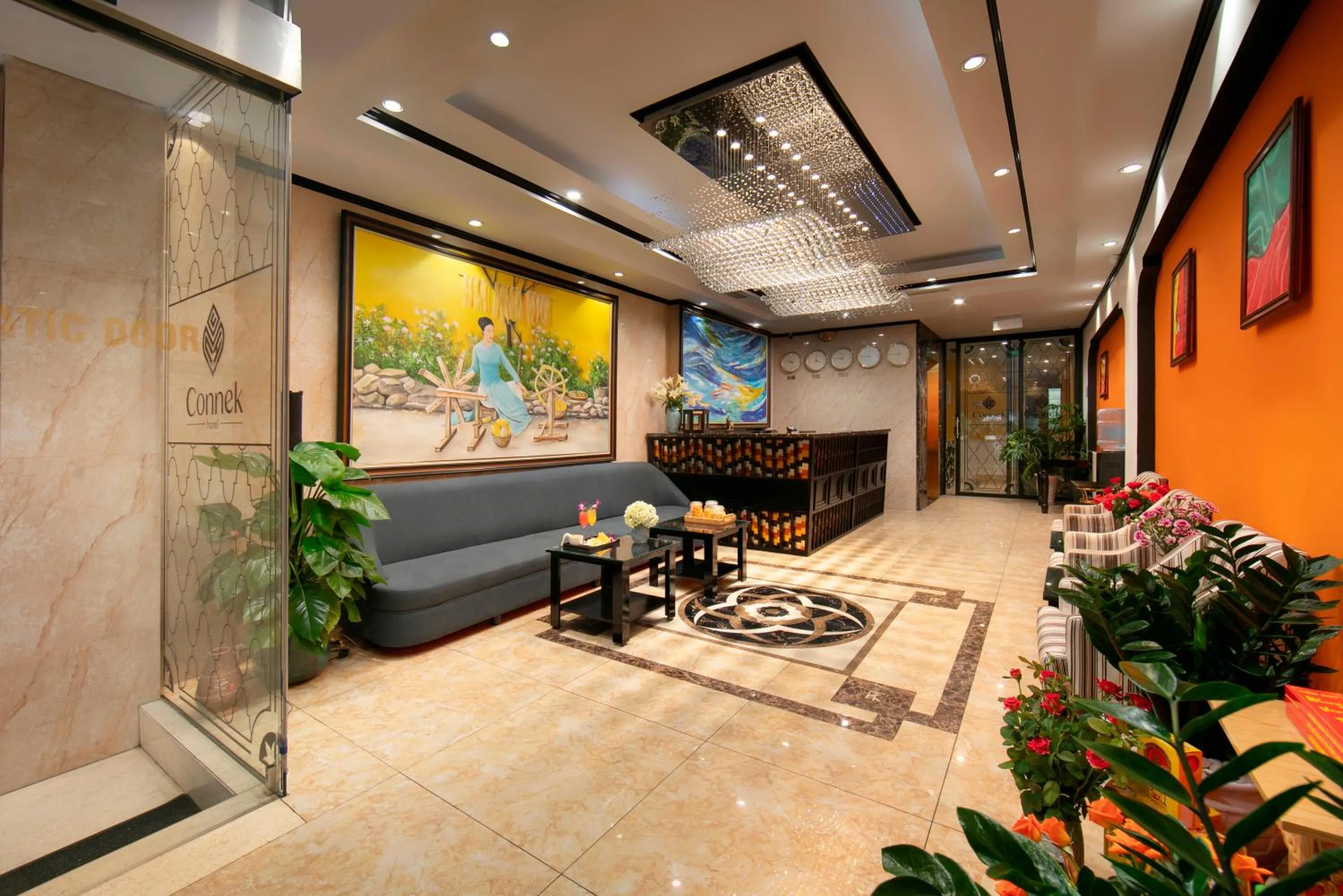 Lobby or reception in Kén Hotel by Connek