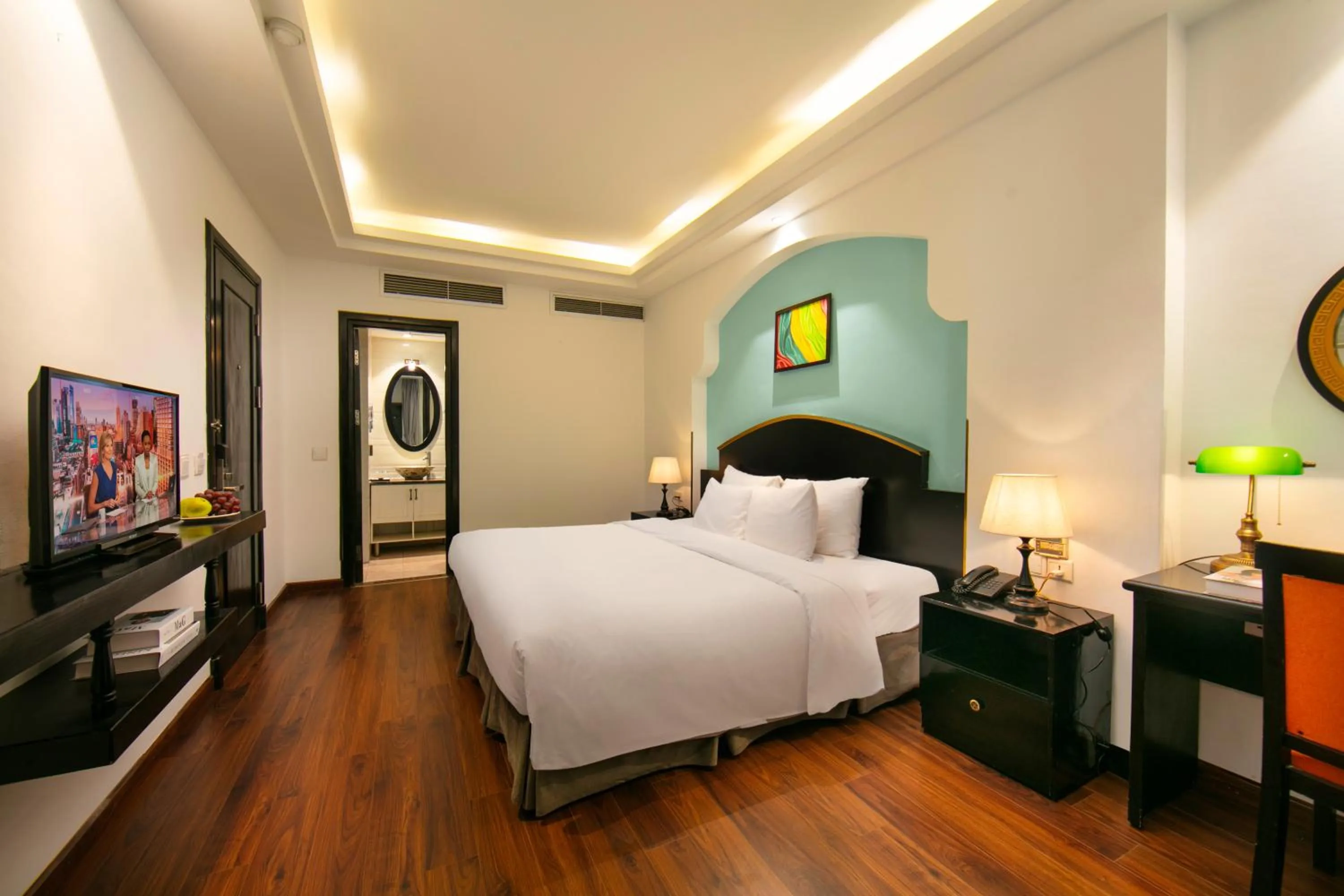 Bed in Hanoi Harmonia Hotel & Spa