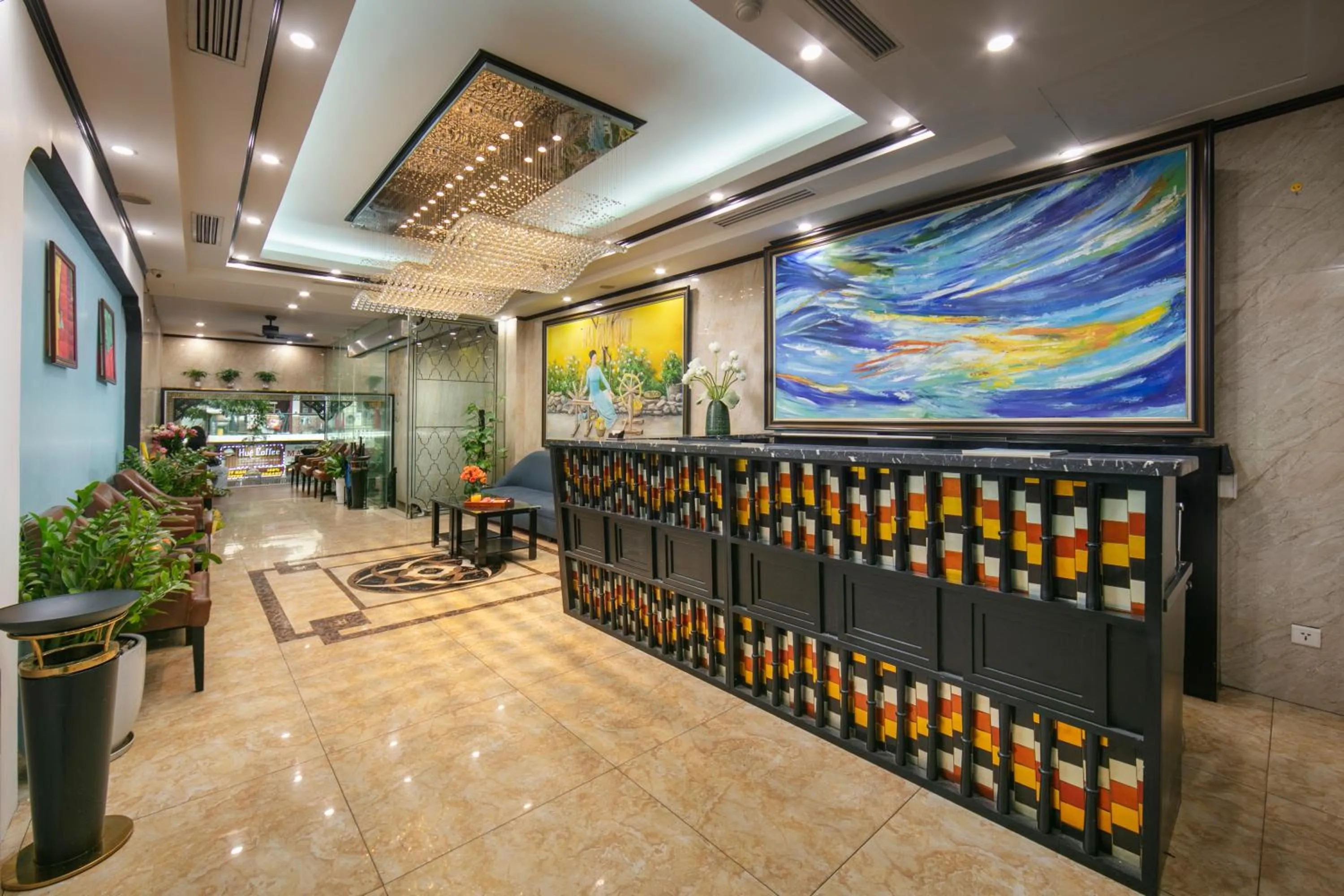 Lobby or reception in Hanoi Harmonia Hotel & Spa