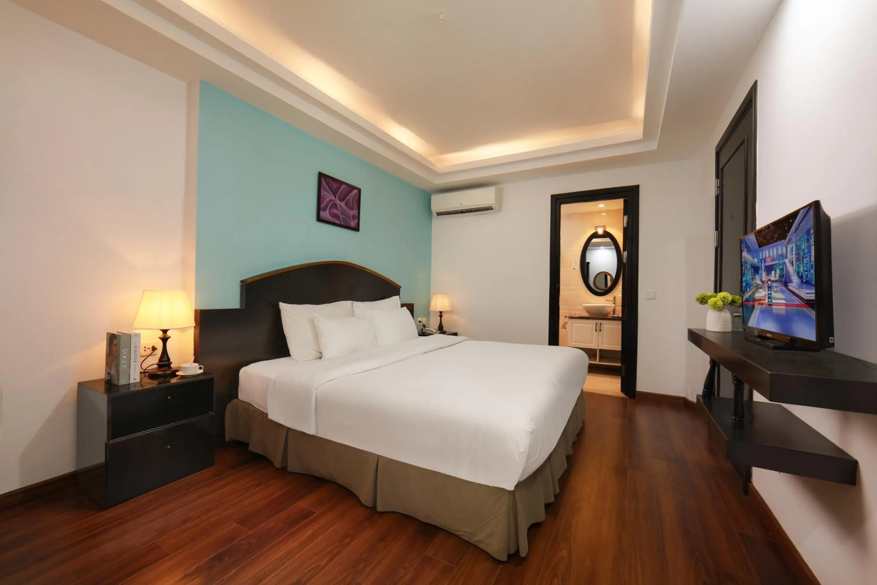 Bedroom, Bed in Hanoi Harmonia Hotel & Spa