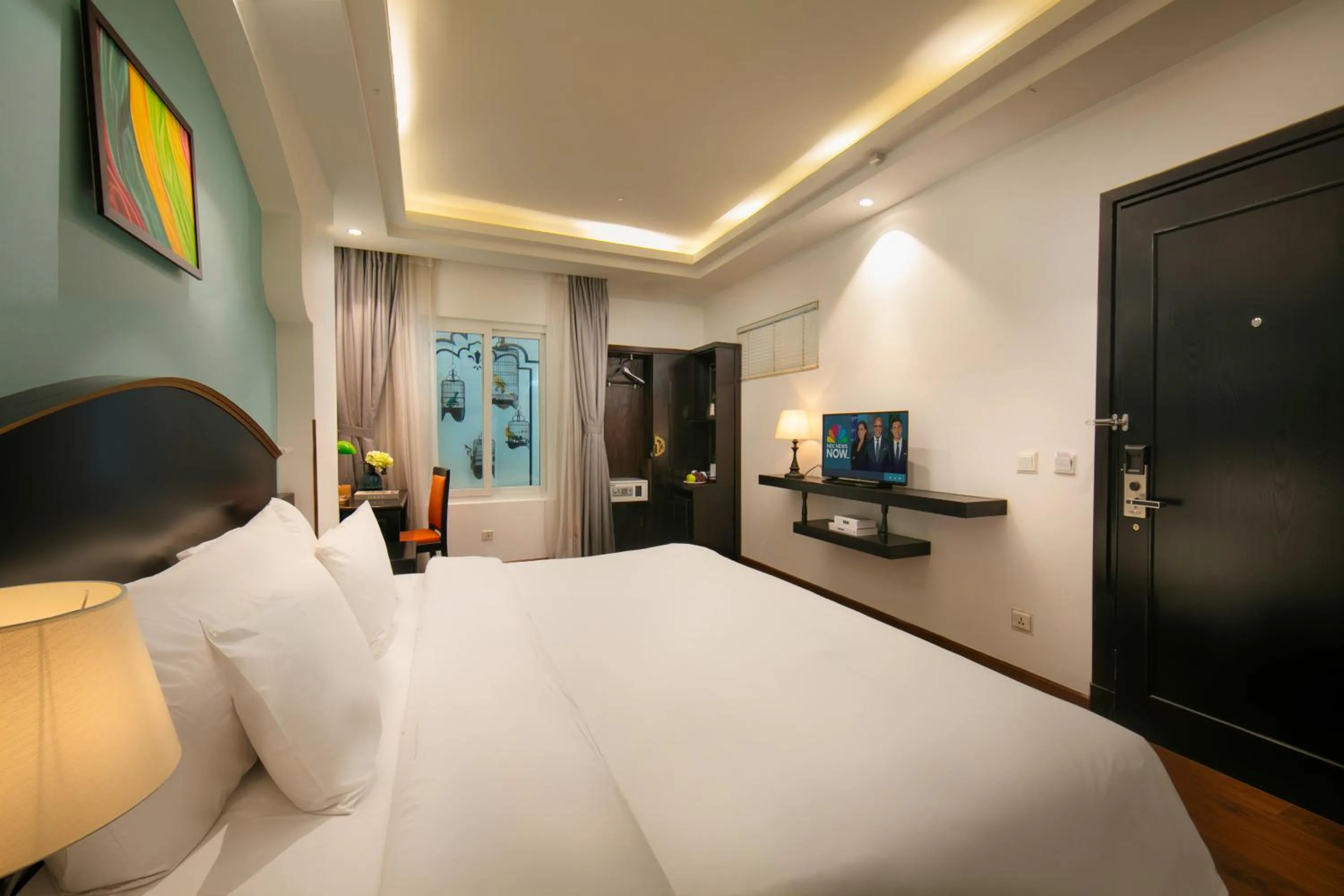 Bed in Hanoi Harmonia Hotel & Spa