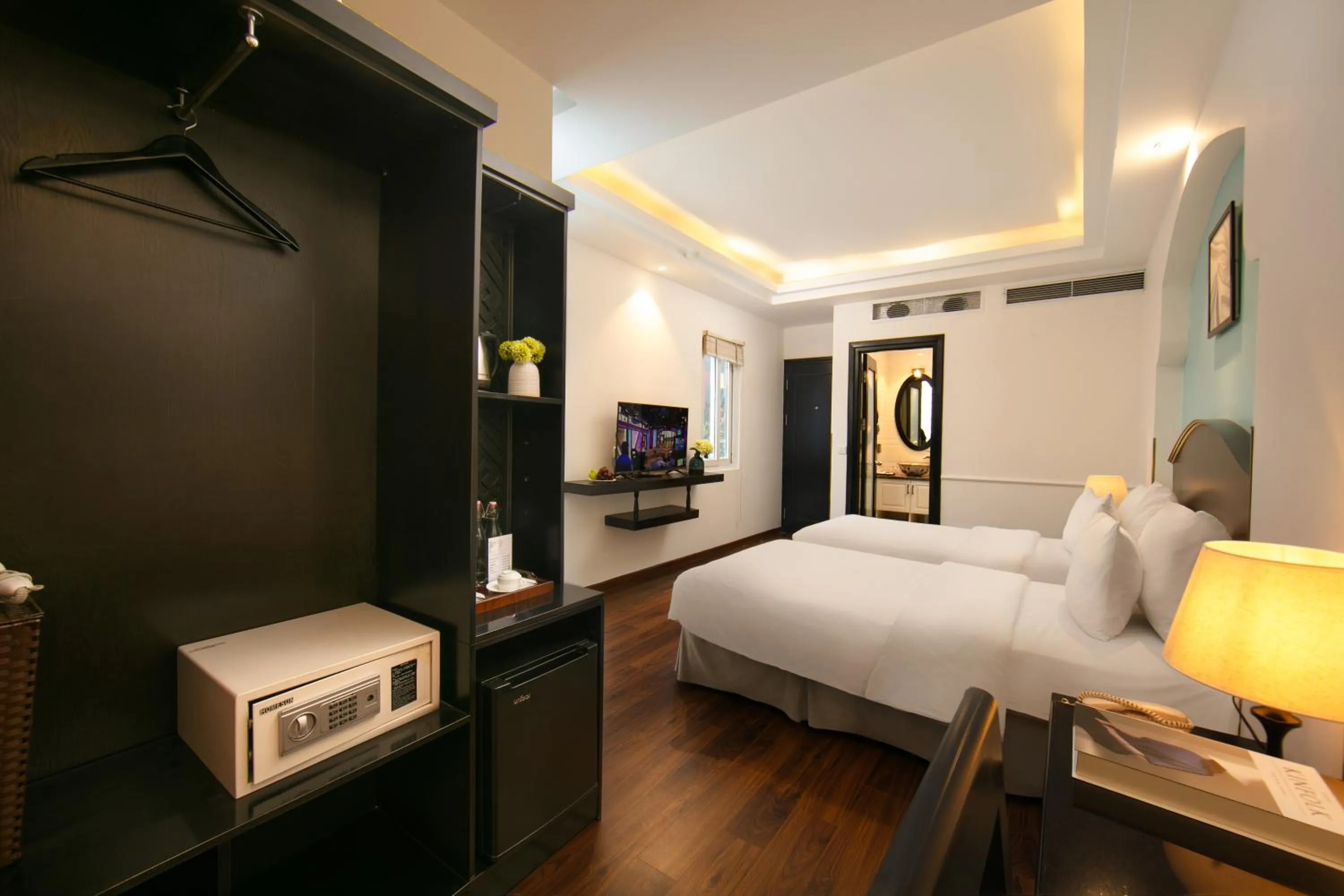 Bed in Hanoi Harmonia Hotel & Spa