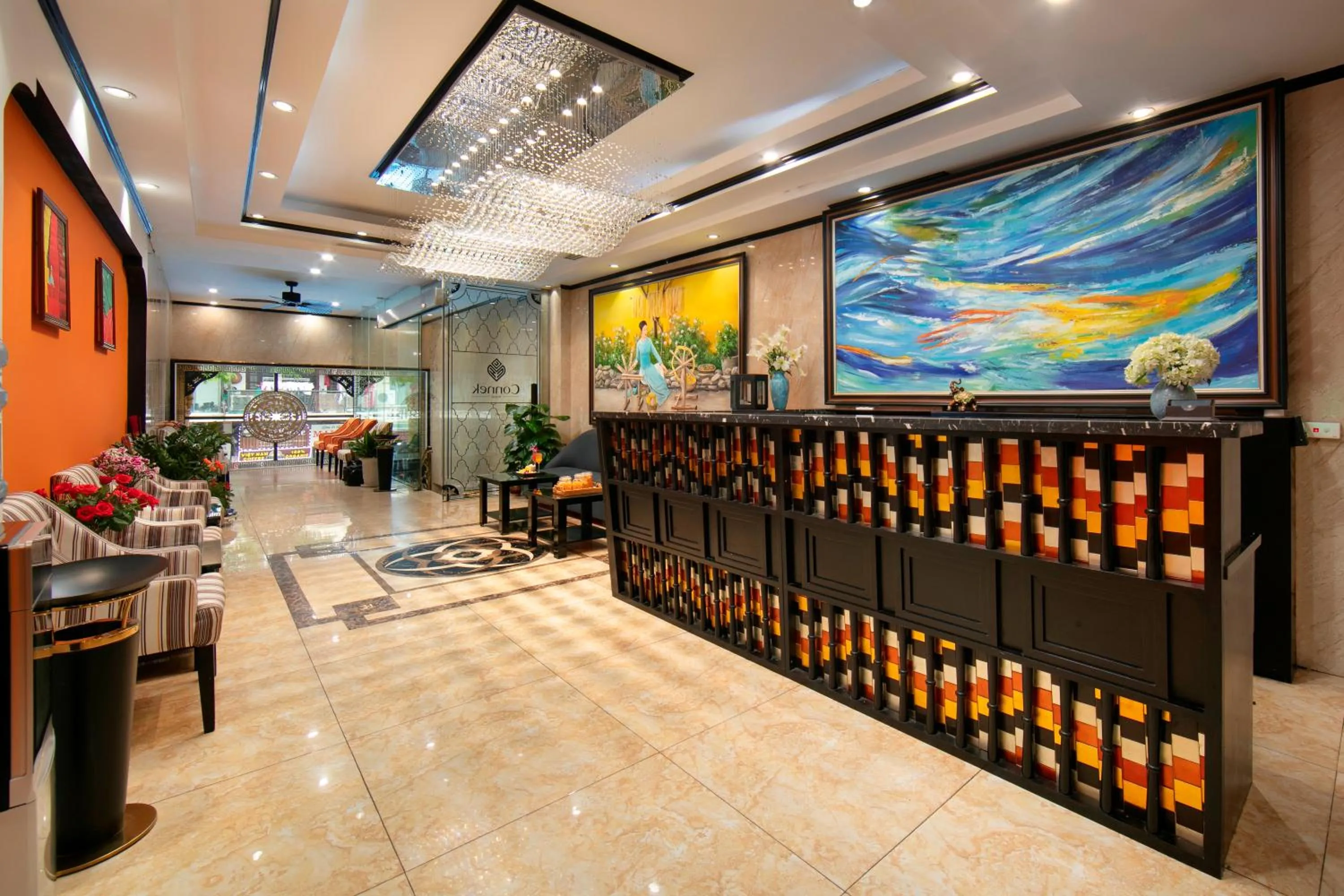 Lobby or reception in Kén Hotel by Connek