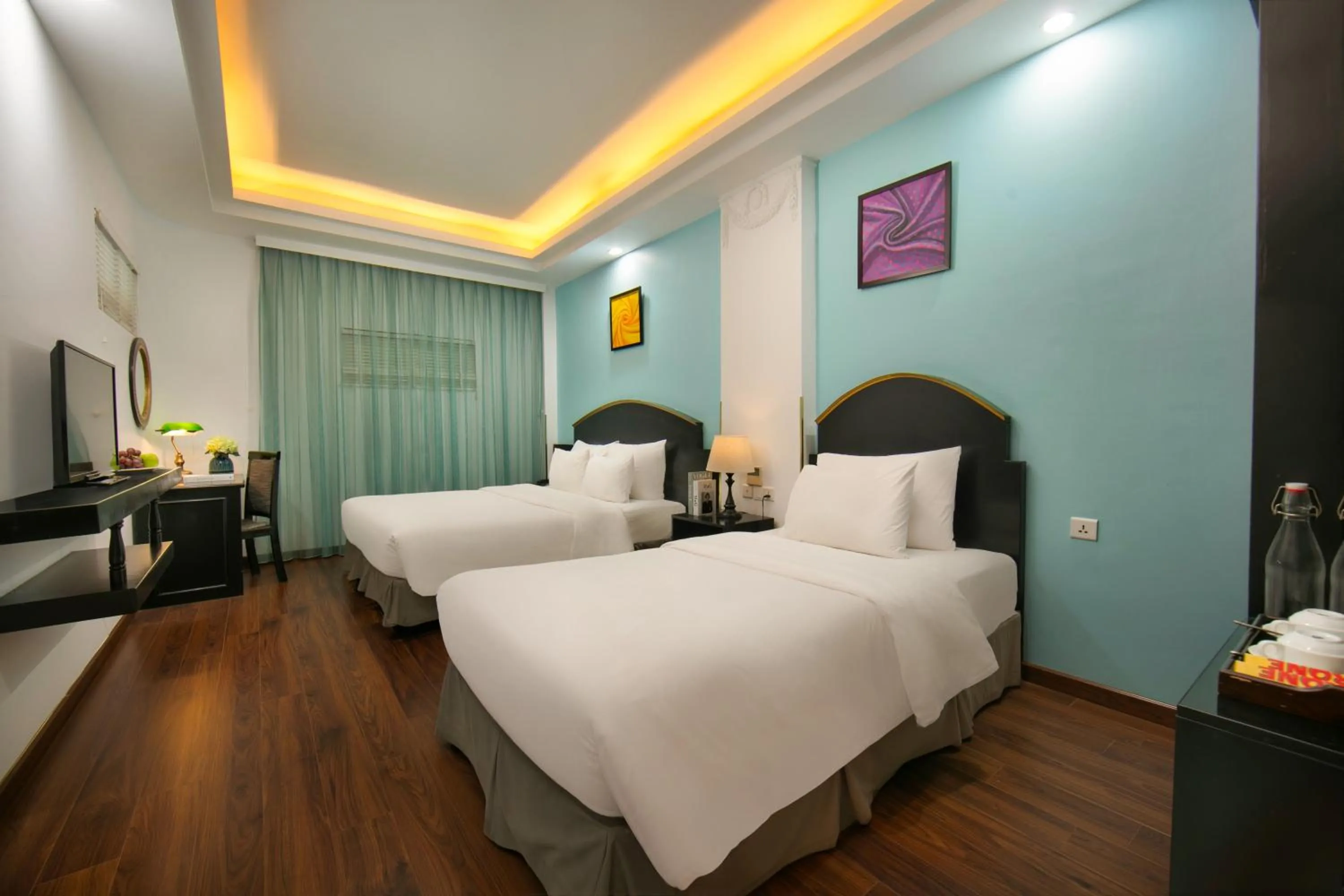 Bed in Hanoi Harmonia Hotel & Spa