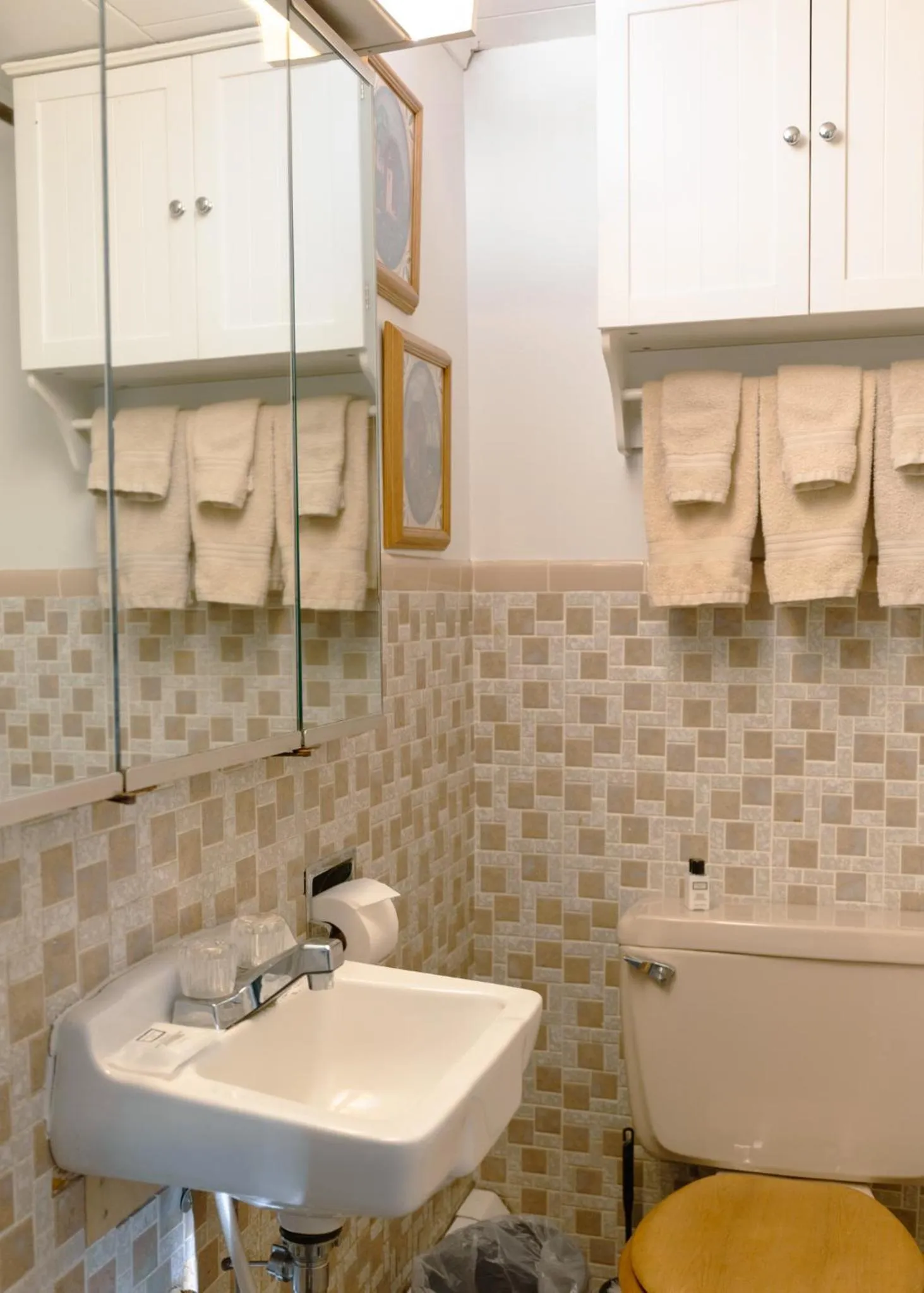 Toilet in East Side Motel & Cabins