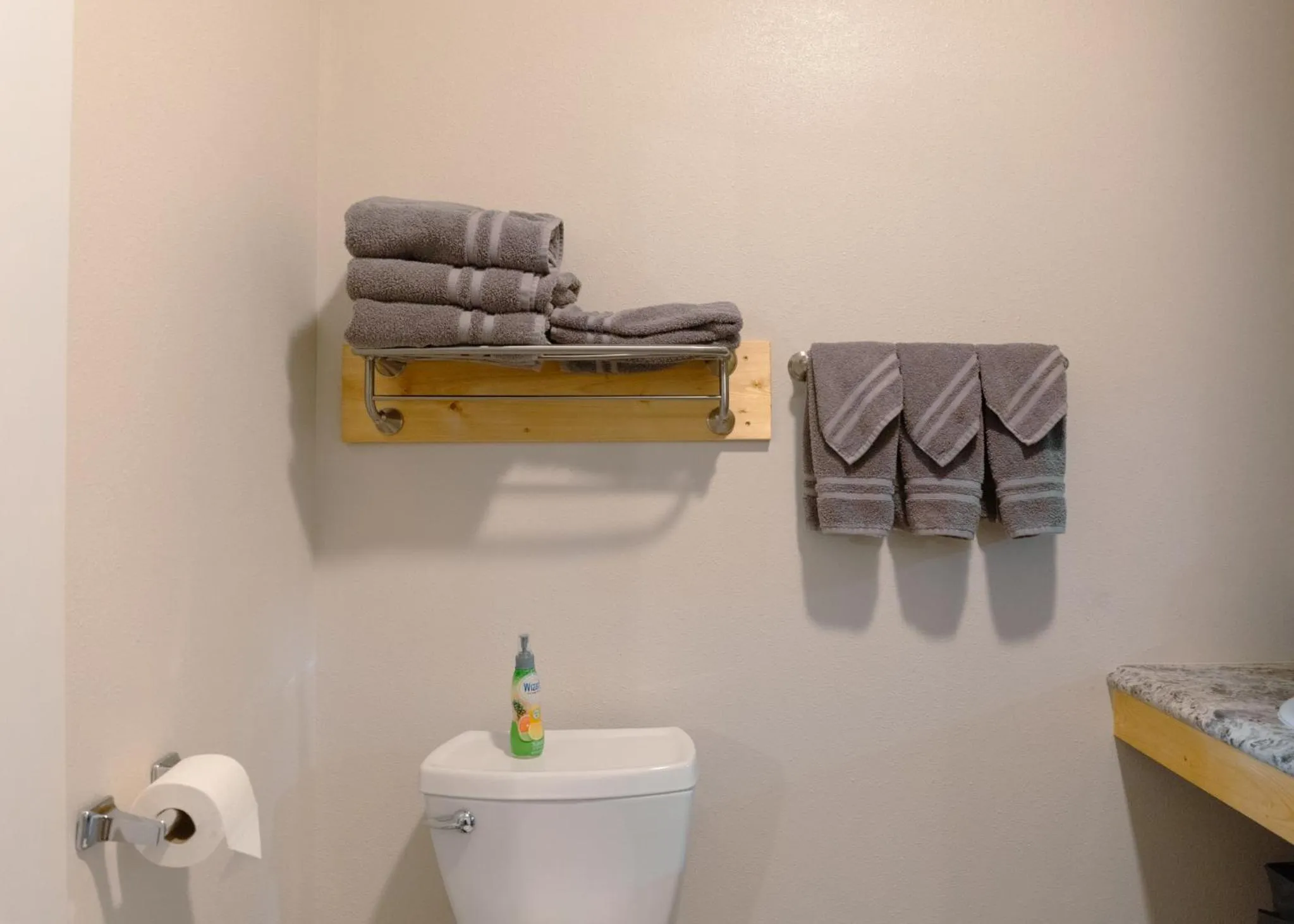 Toilet in East Side Motel & Cabins