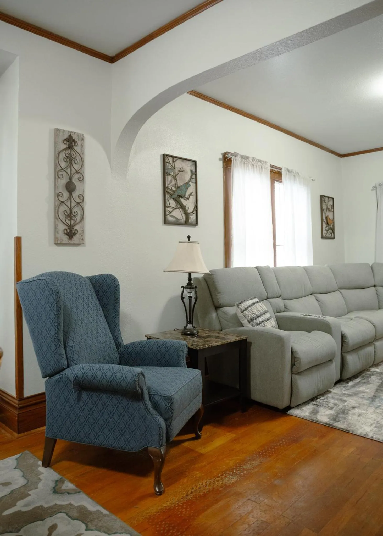 Living room in East Side Motel & Cabins