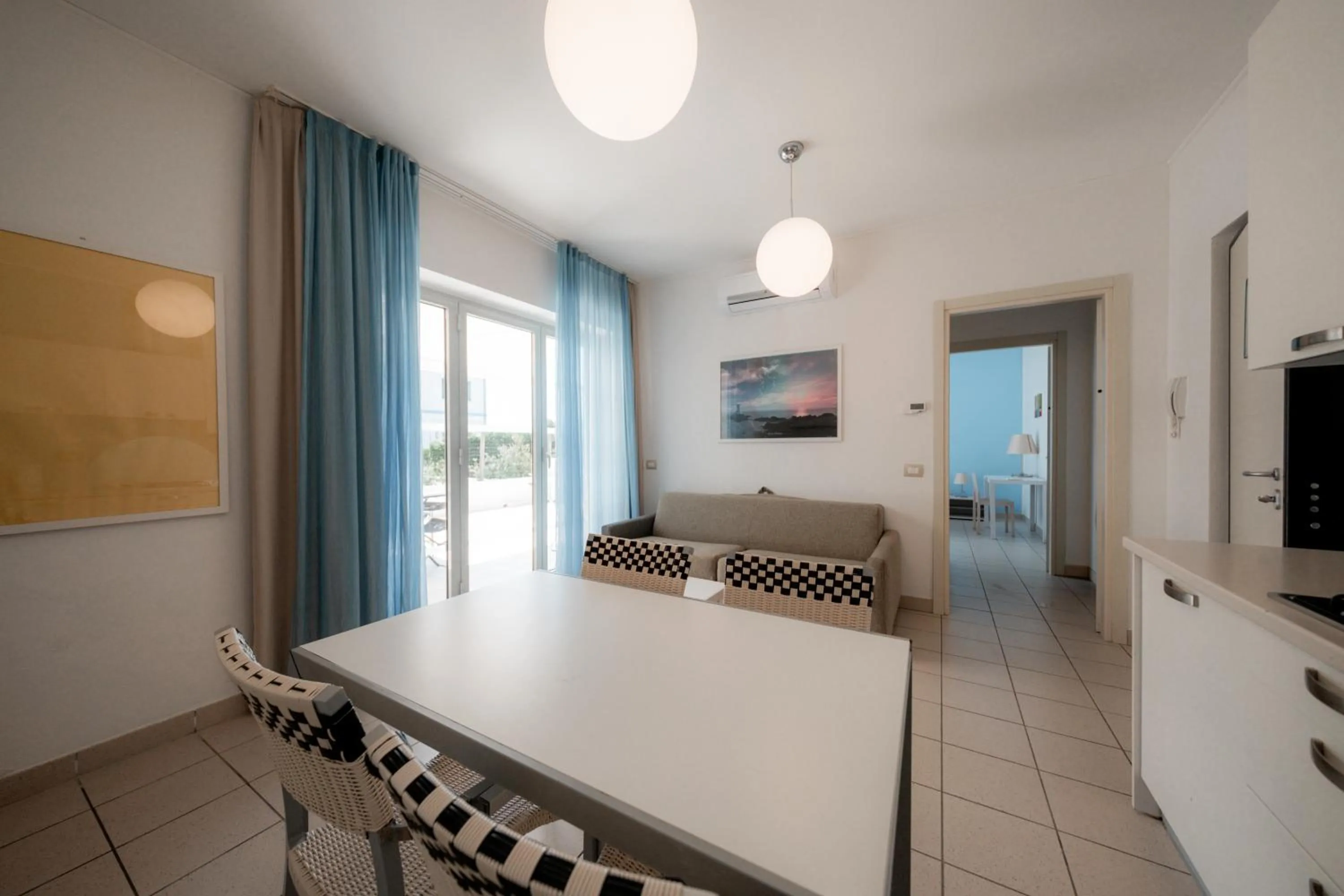 Seating area in Solidago Residence