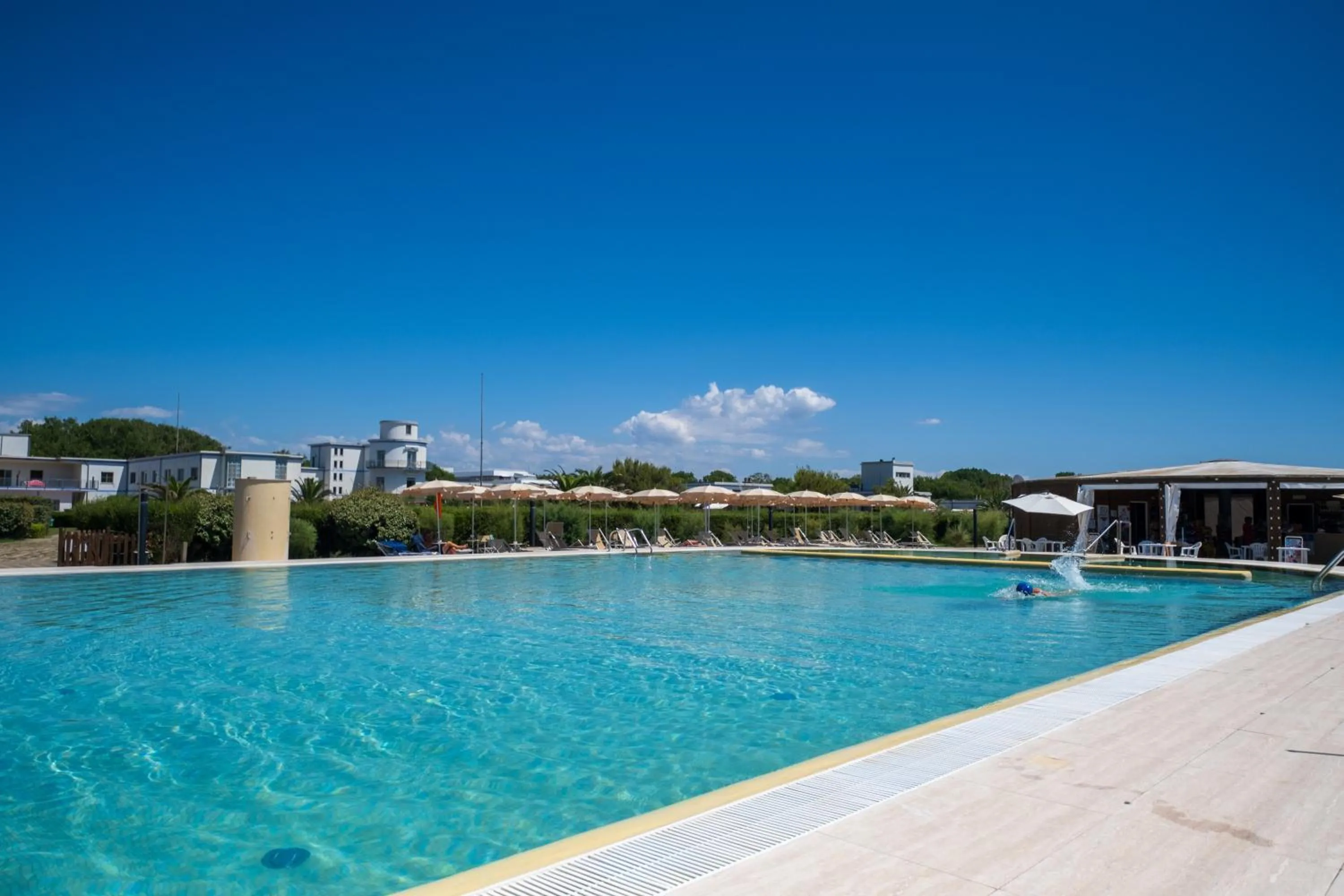 Pool view in Solidago Residence