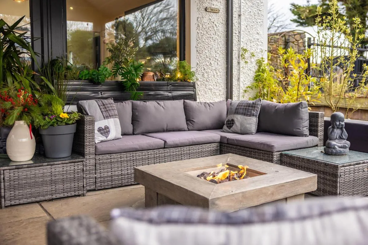 Patio in Manse On The Beach
