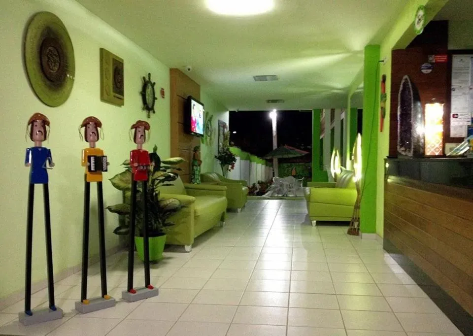 Lobby or reception in Pousada Ouriço