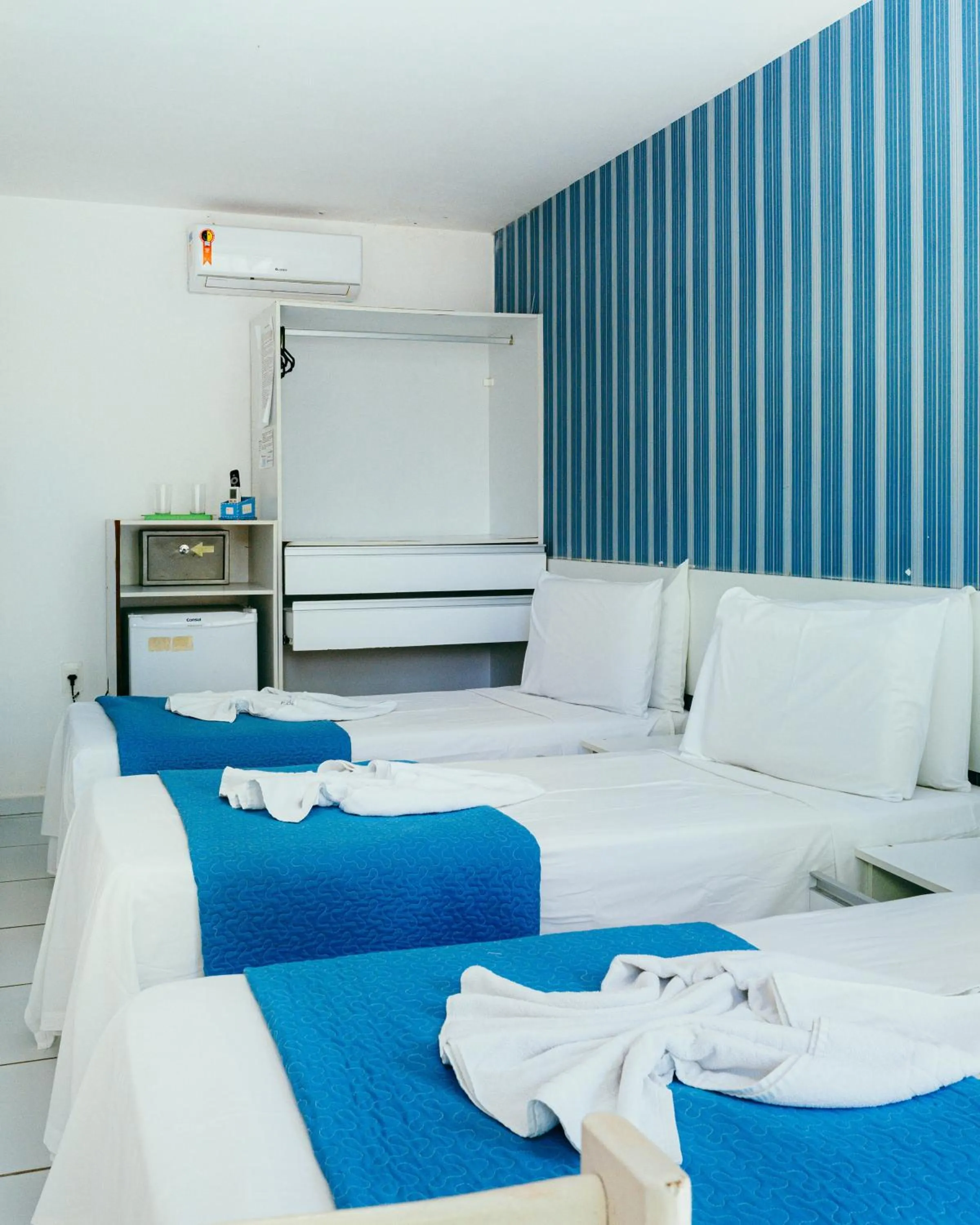 Bed in Pousada Ouriço