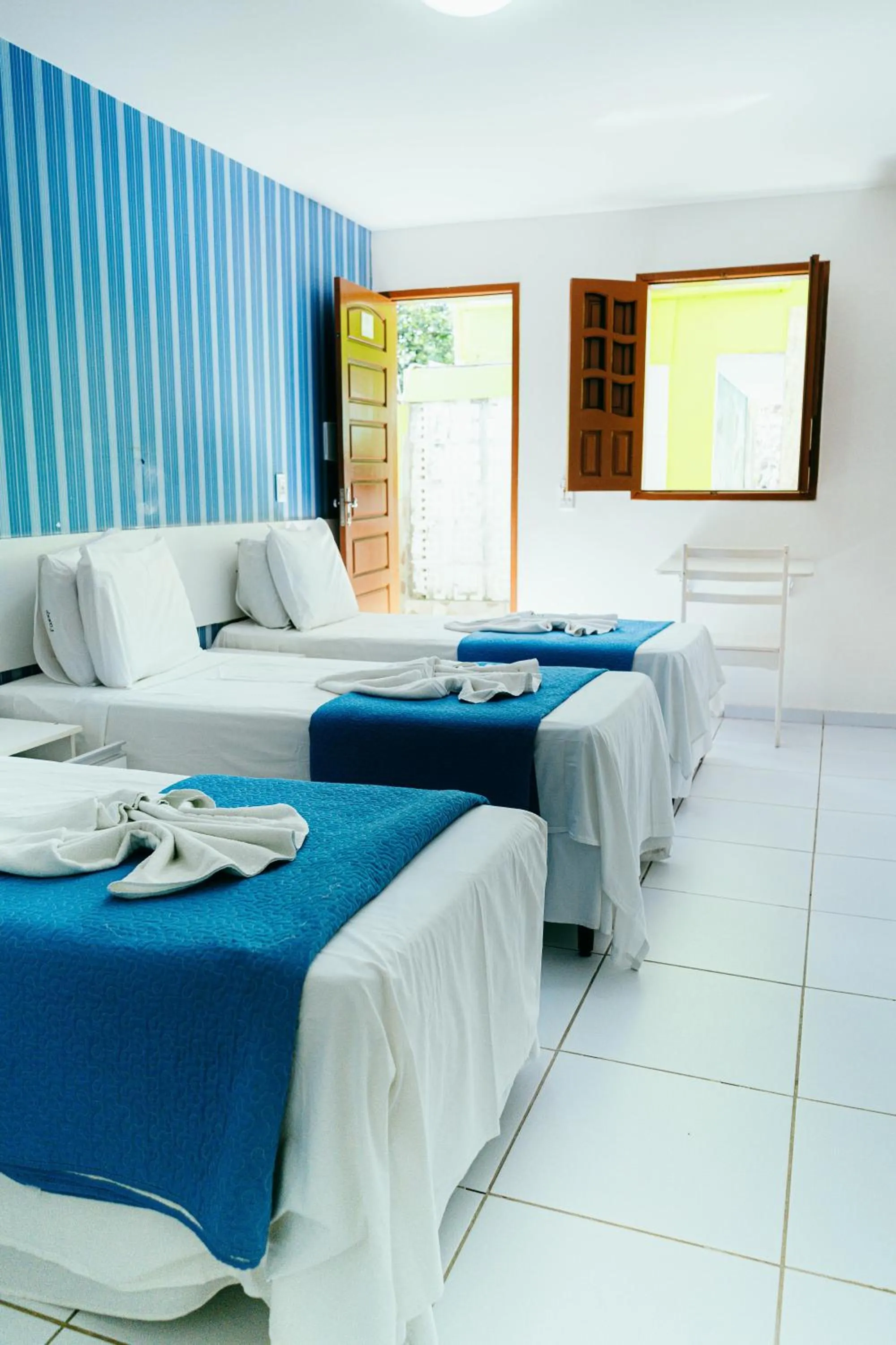 Bed in Pousada Ouriço